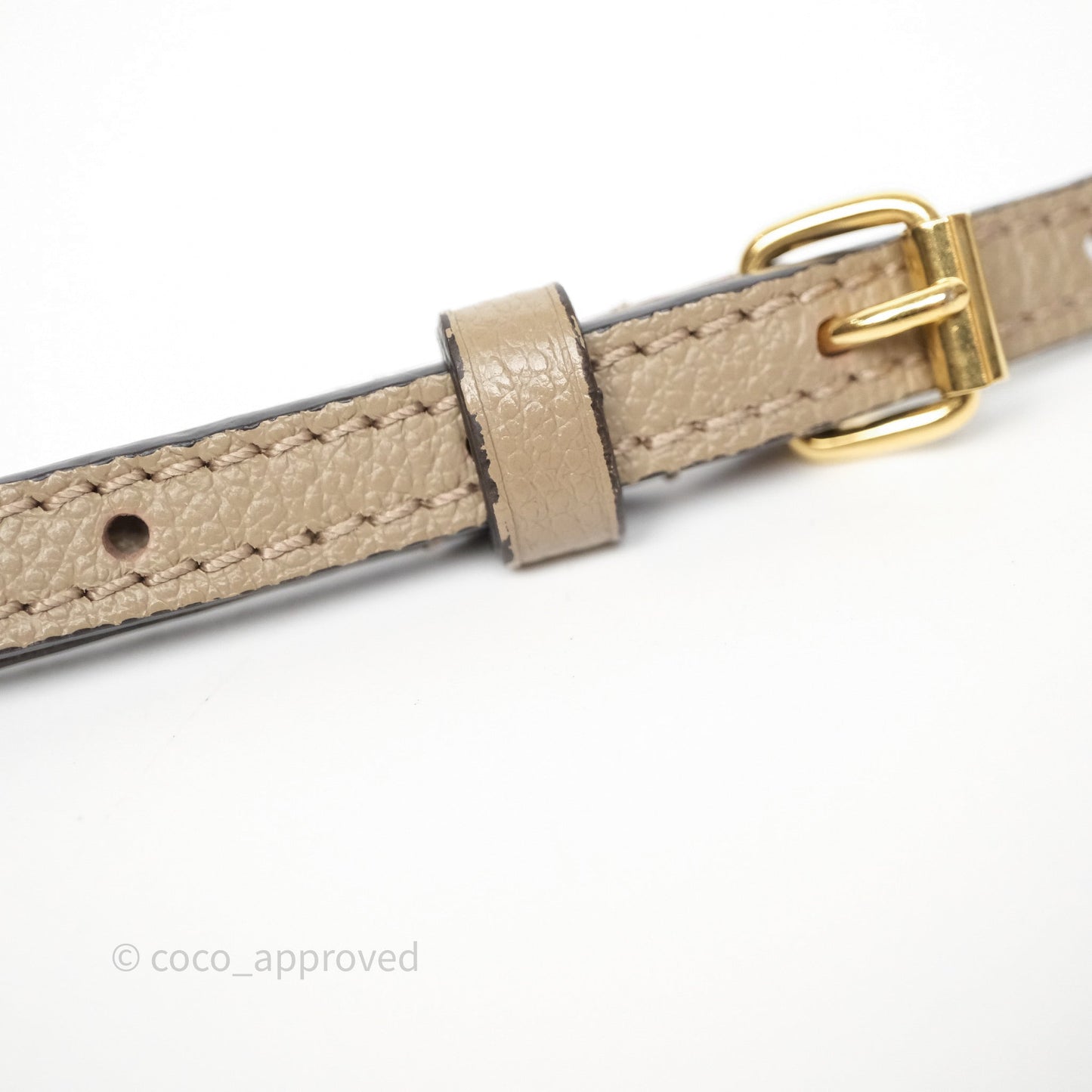 Louis Vuitton OnTheGo BB Dove Gray/Cream Monogram Empreinte Leather