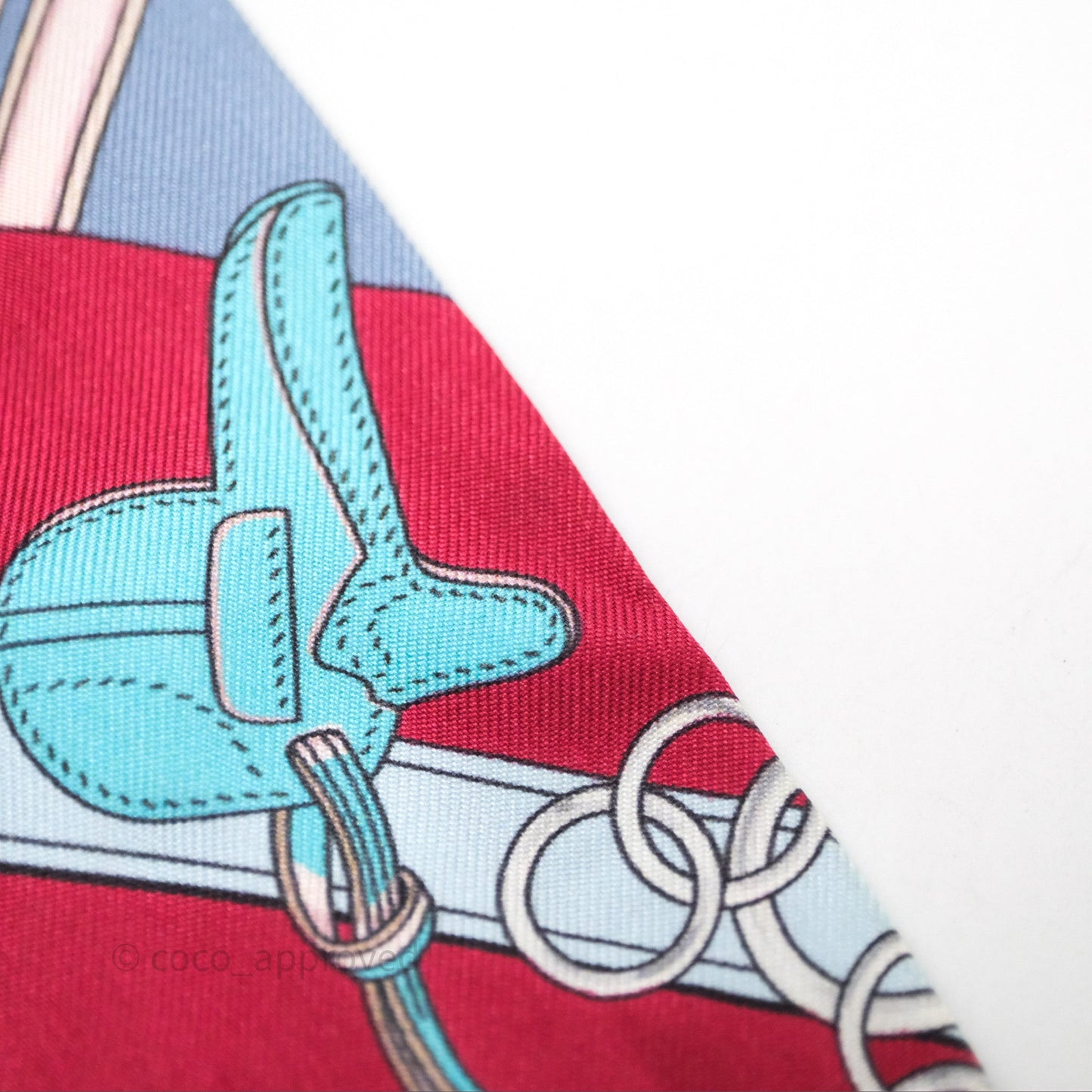 Hermès Brides et Gris-Gris Silk Twilly