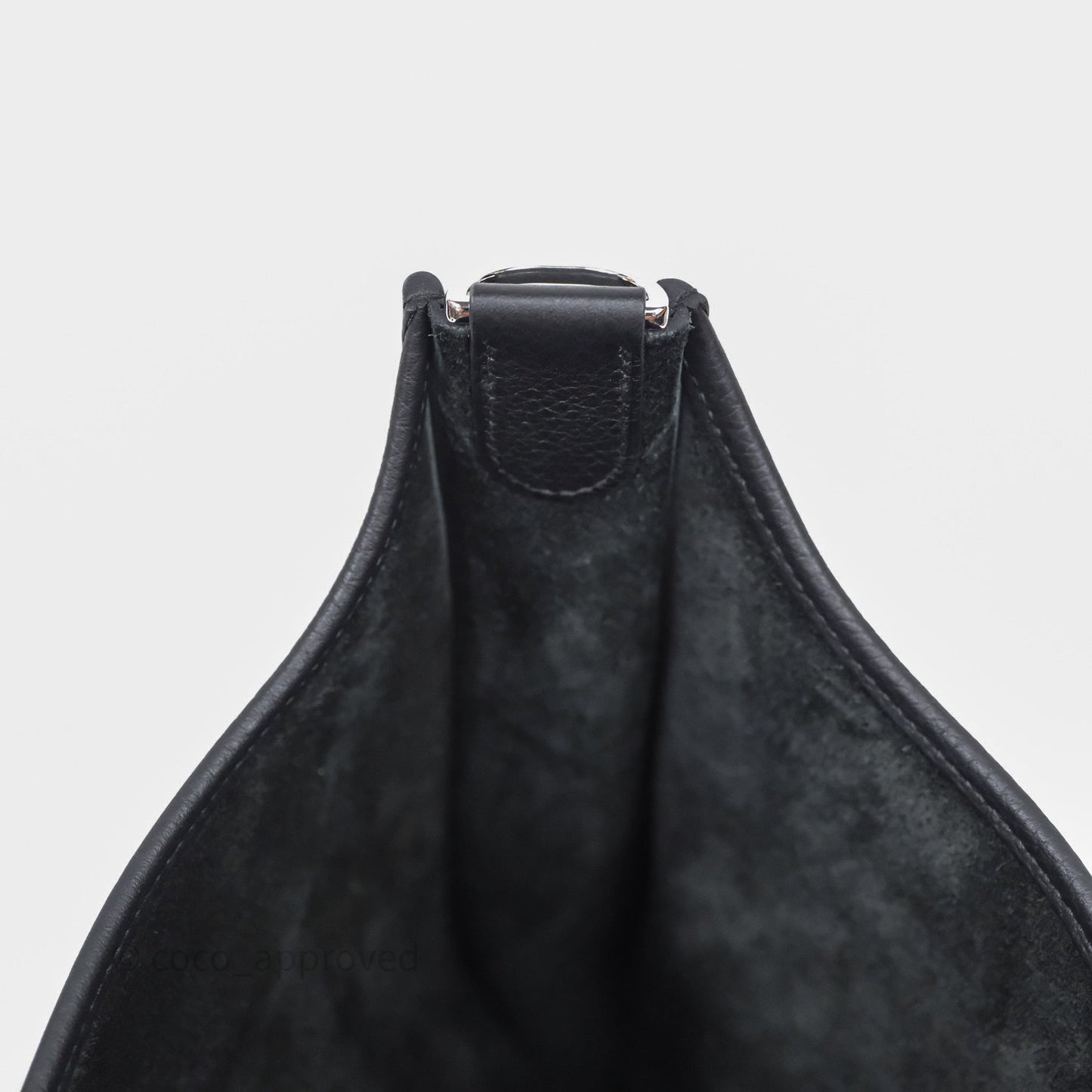 Hermes Evelyne III 29 Noir 89 Black Clemence Palladium Hardware