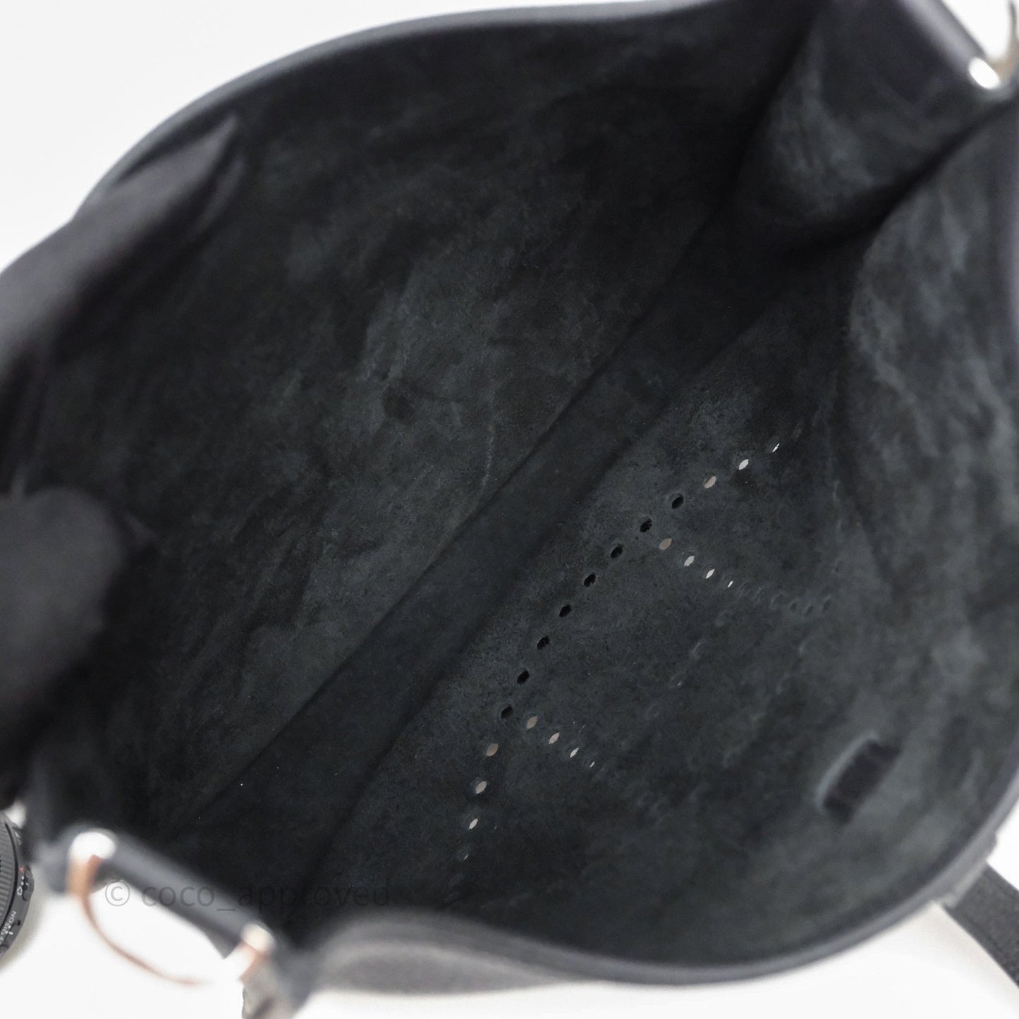 Hermes Evelyne III 29 Noir 89 Black Clemence Palladium Hardware