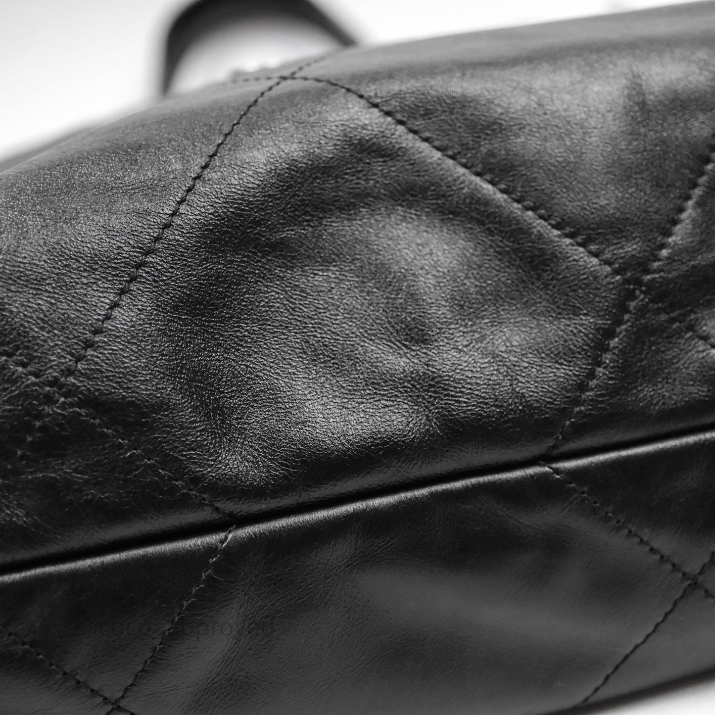 Chanel 22 Medium Calfskin Quilted Backpack Black