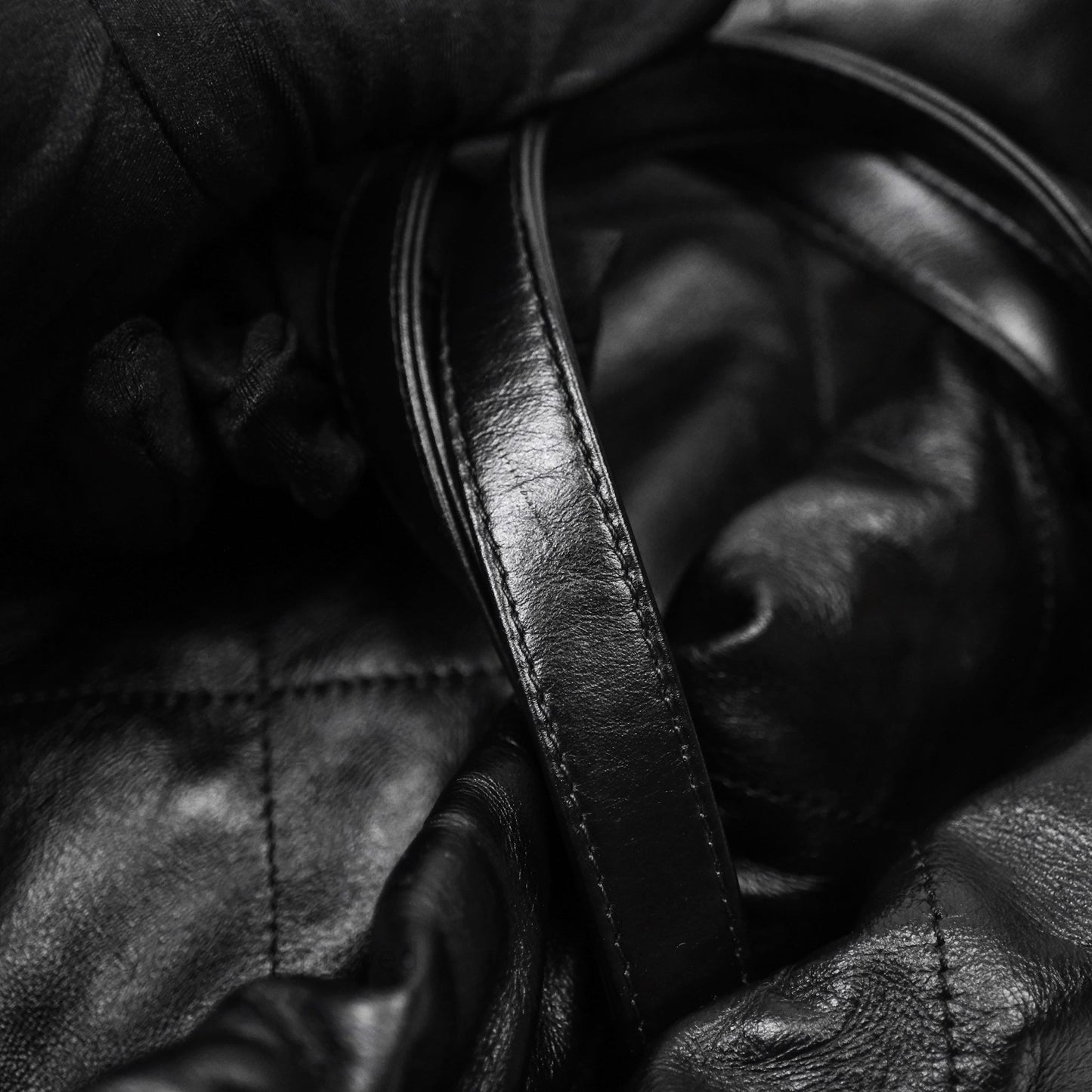 Chanel 22 Medium Calfskin Quilted Backpack Black