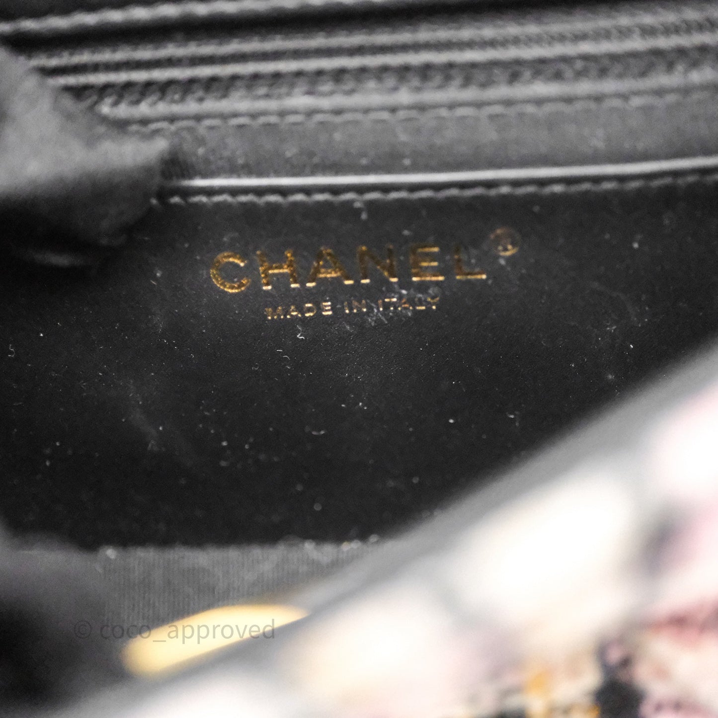 Chanel Pearl Crush Mini Square Pink/ White/ Black Tweed Aged Gold Hardware