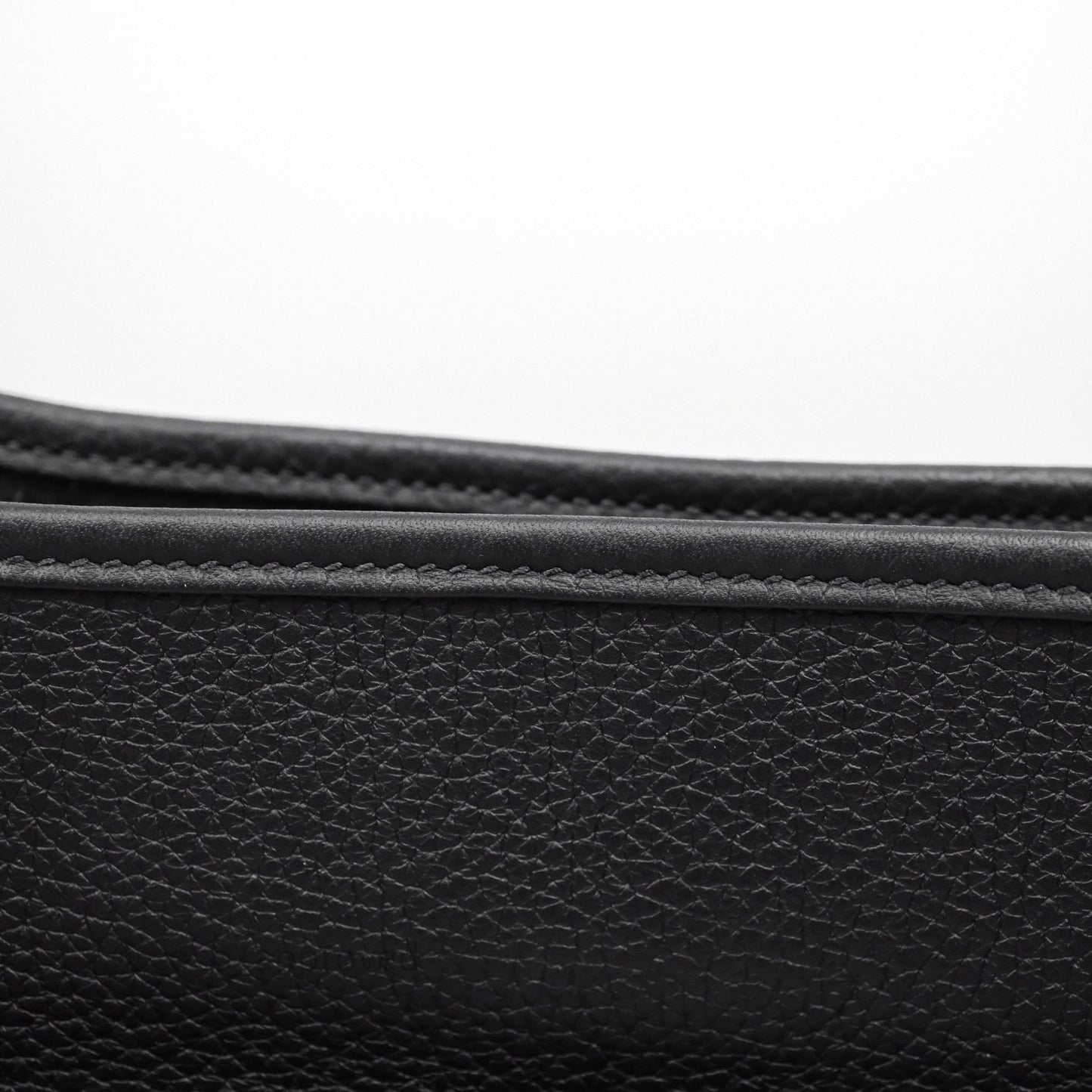 Hermes Evelyne III 29 Noir 89 Black Clemence Palladium Hardware