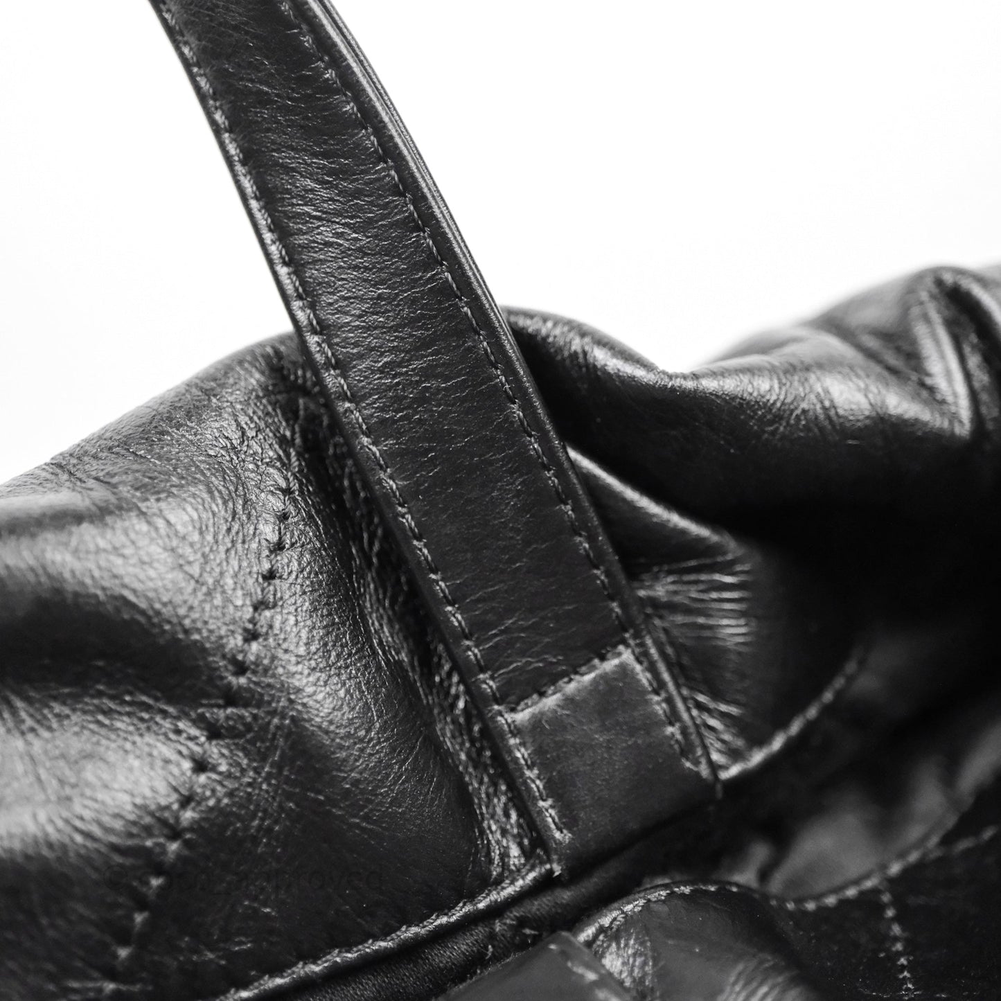 Chanel 22 Medium Calfskin Quilted Backpack Black