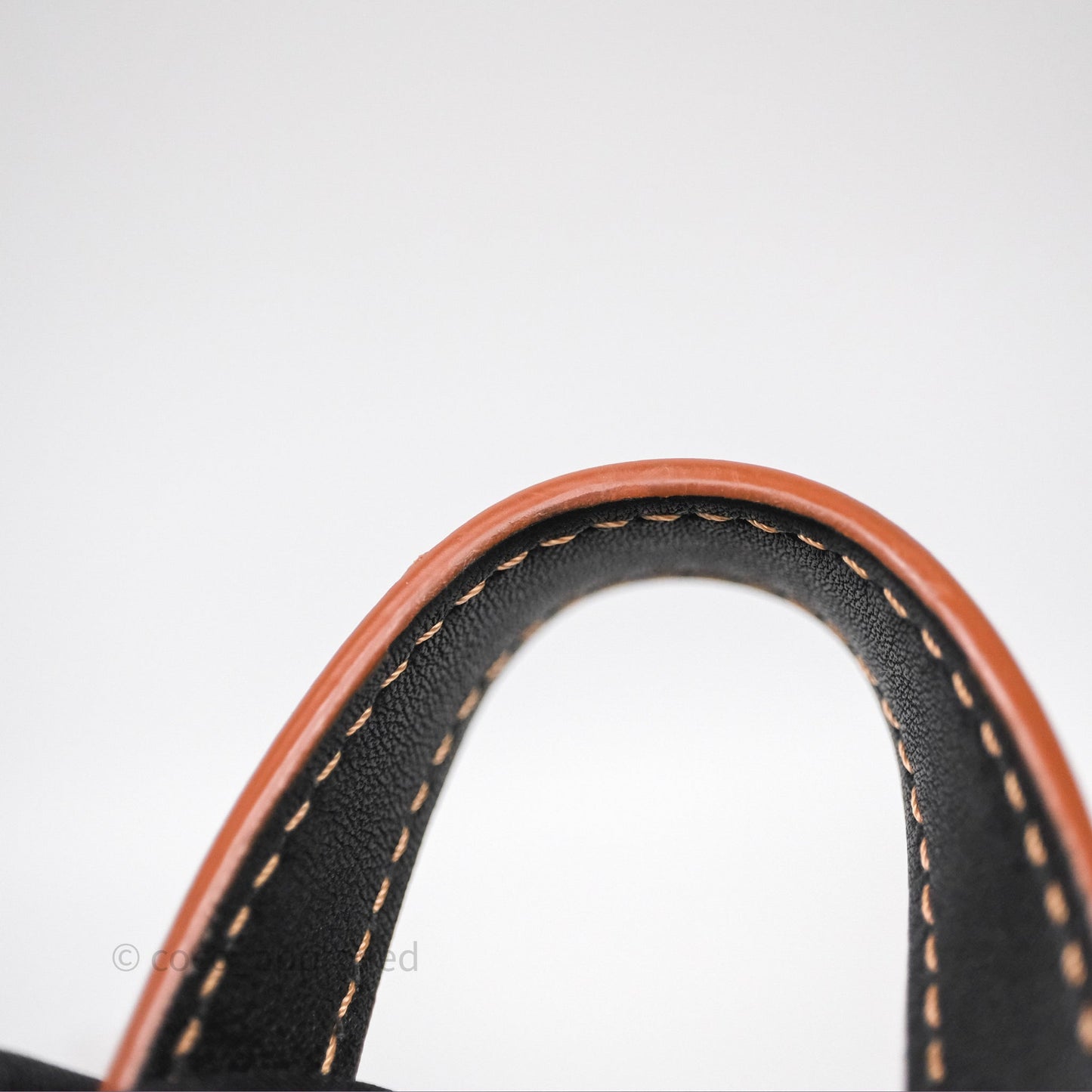 Loewe Mini Hammock Drawstring Beige/ Black Calfskin