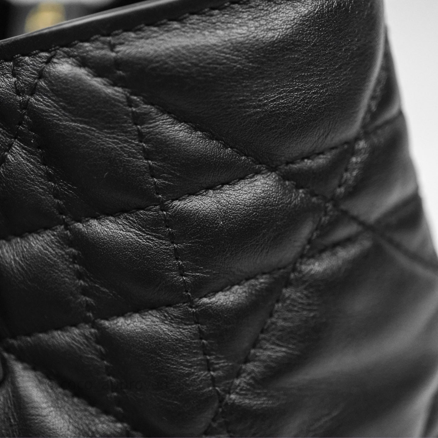 Christian Dior Medium Dior Toujours Bag Black Macrocannage Calfskin