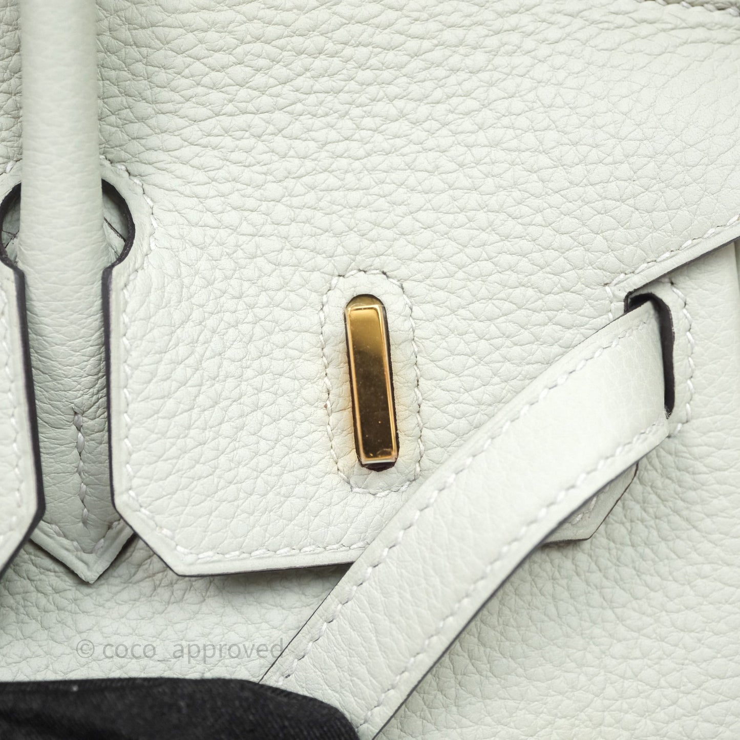 Hermes Birkin 25 Gris Neve 0W Togo Gold Hardware