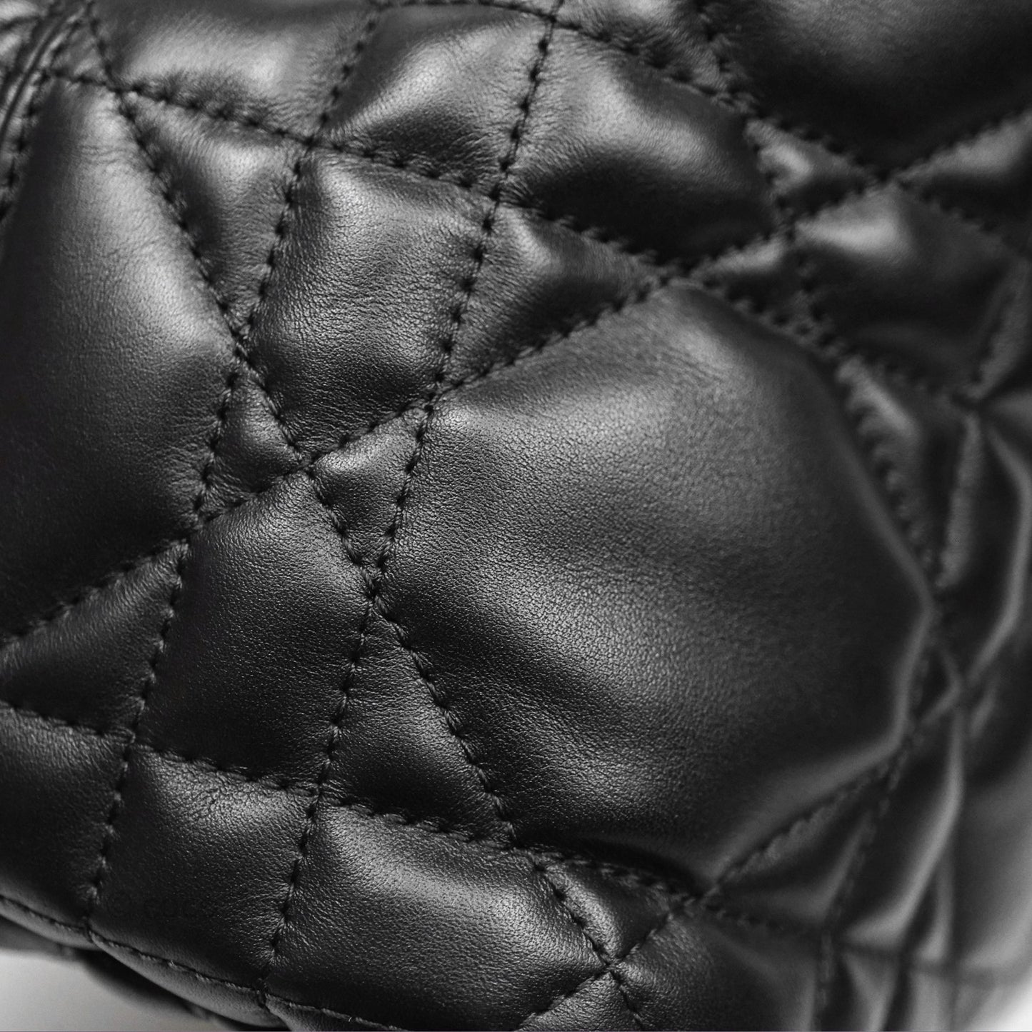 Christian Dior Medium Dior Toujours Bag Black Macrocannage Calfskin