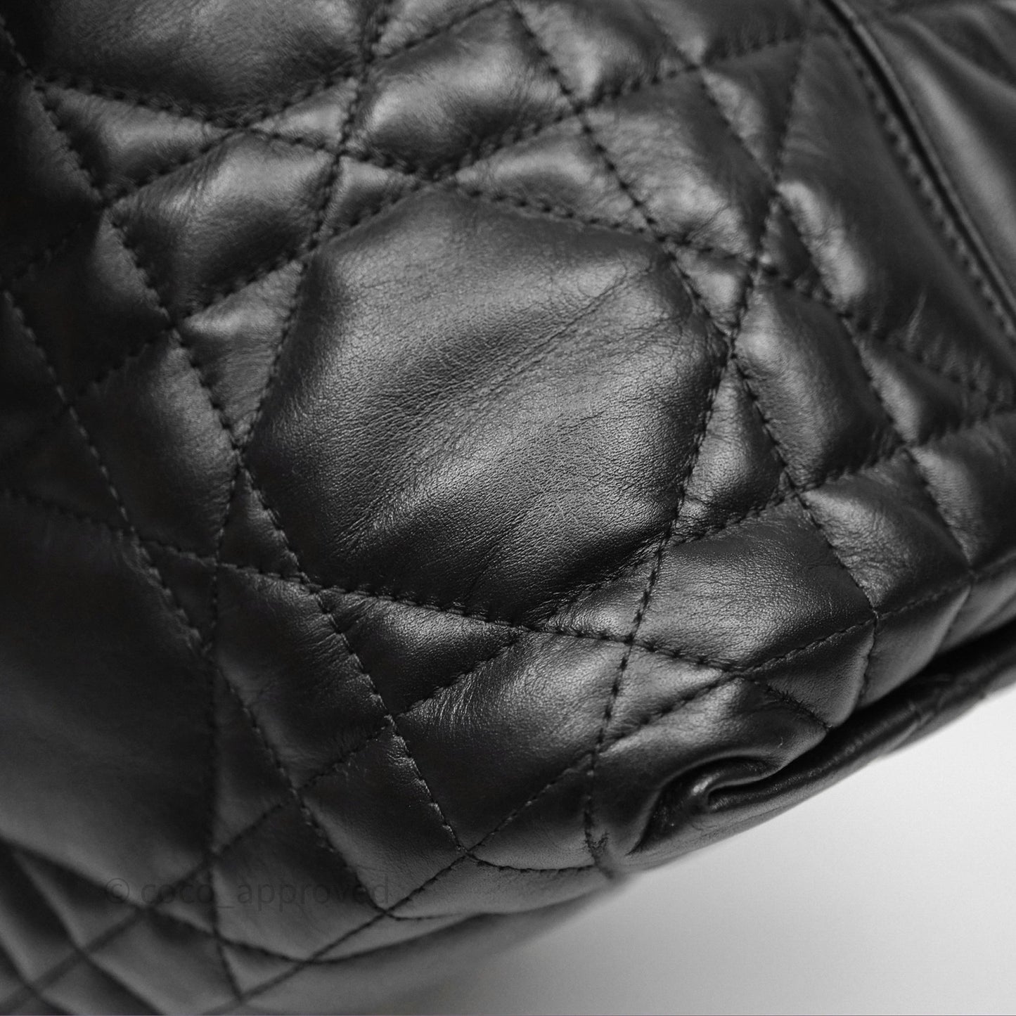 Christian Dior Medium Dior Toujours Bag Black Macrocannage Calfskin
