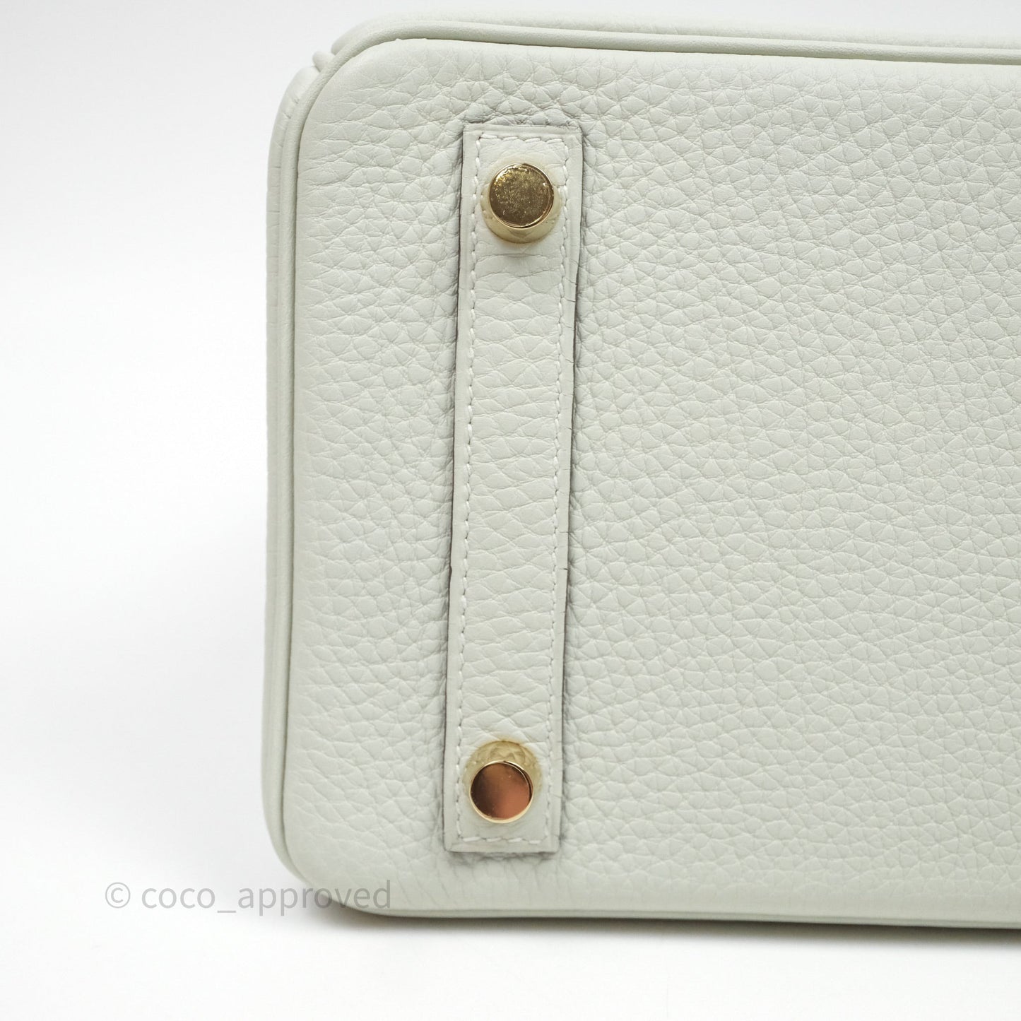 Hermes Birkin 25 Gris Neve 0W Togo Gold Hardware