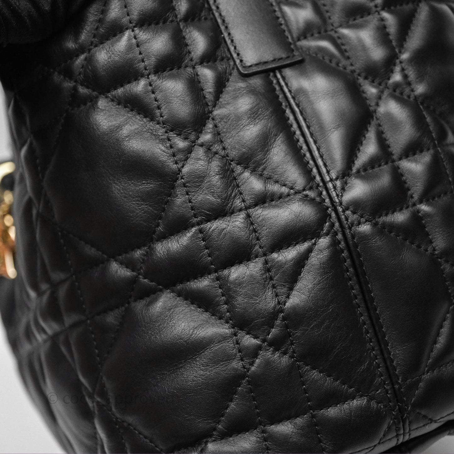 Christian Dior Medium Dior Toujours Bag Black Macrocannage Calfskin