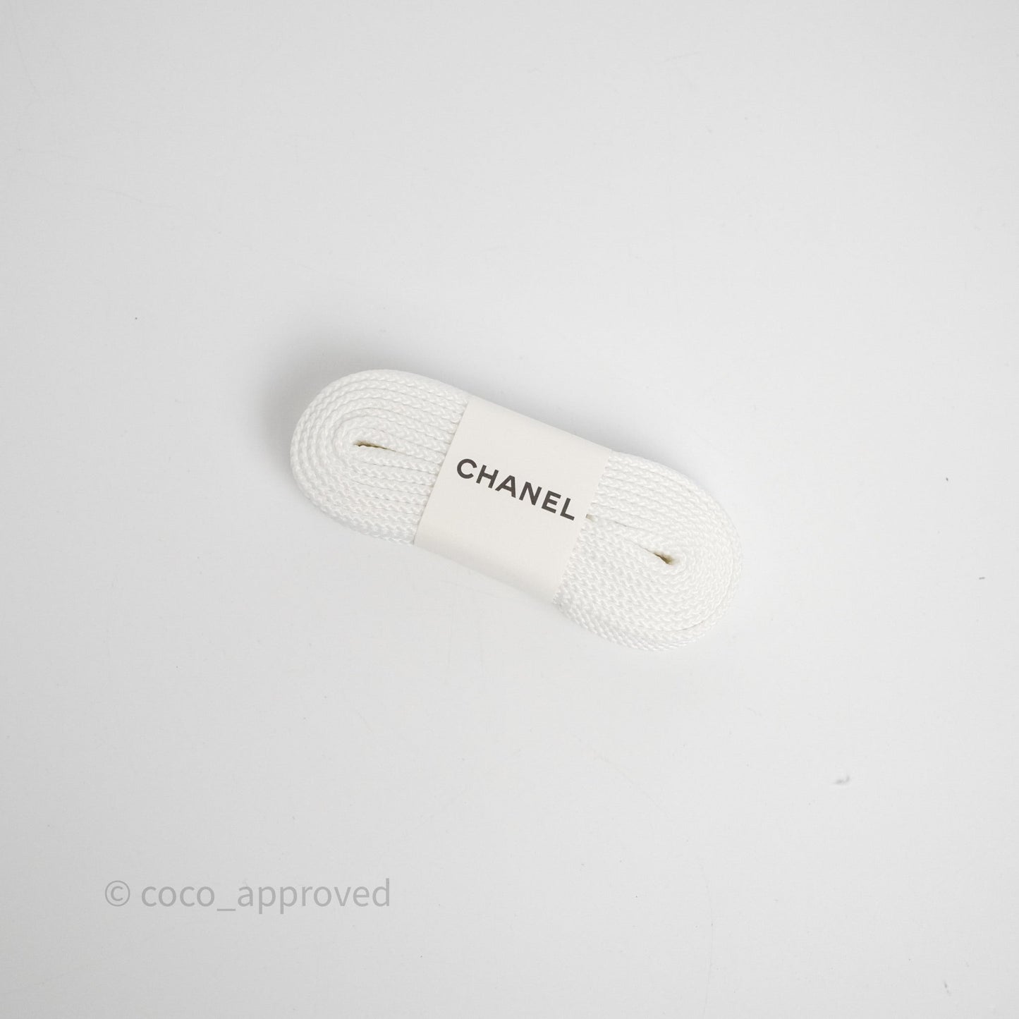 Chanel CC Light Beige White Canvas Sneaker Size 38.5