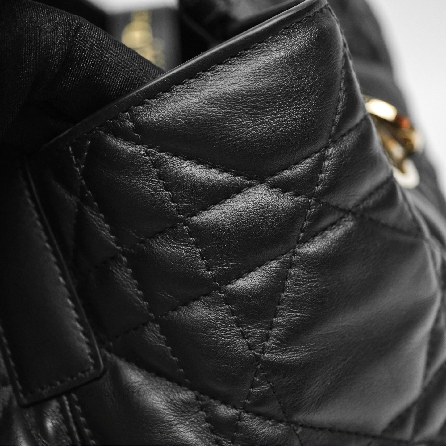 Christian Dior Medium Dior Toujours Bag Black Macrocannage Calfskin