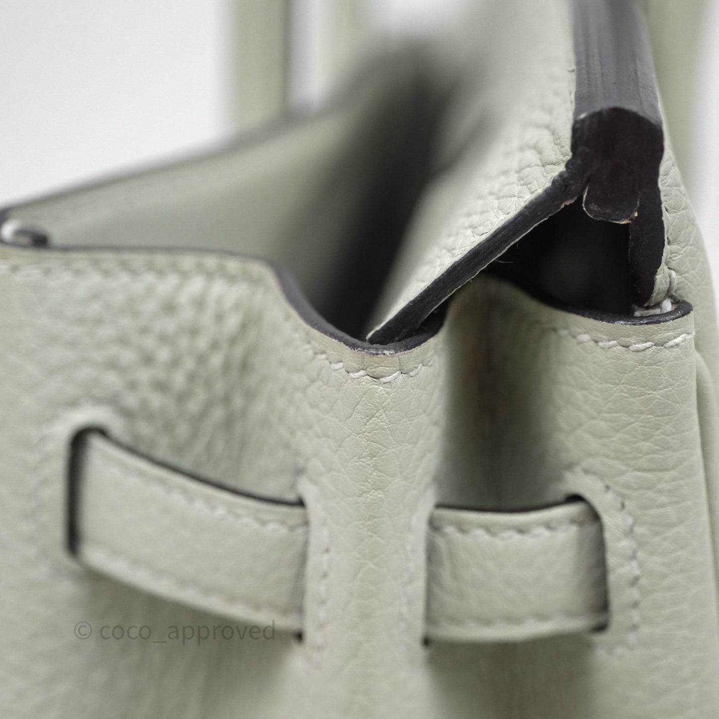 Hermes Birkin 25 Gris Neve 0W Togo Gold Hardware