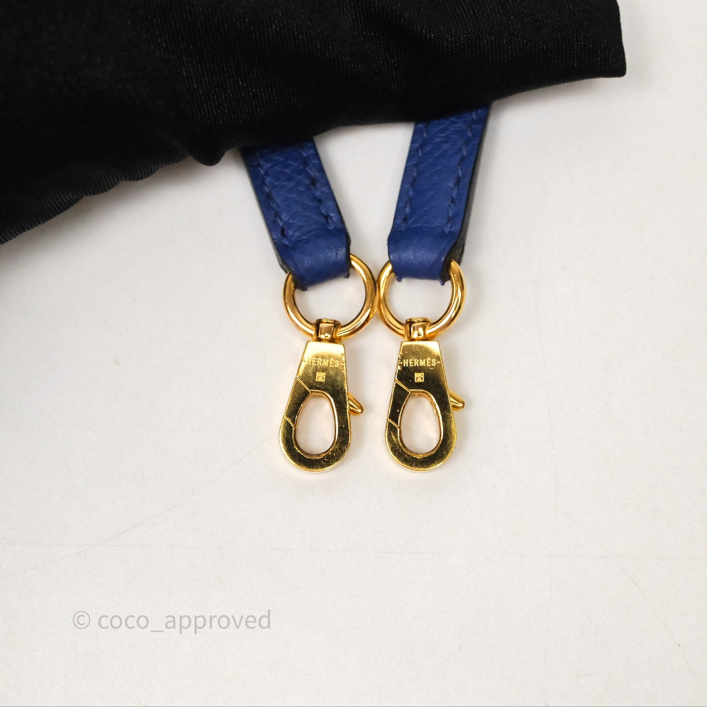 Hermes Mini Kelly Electric Blue Espom Gold Hardware