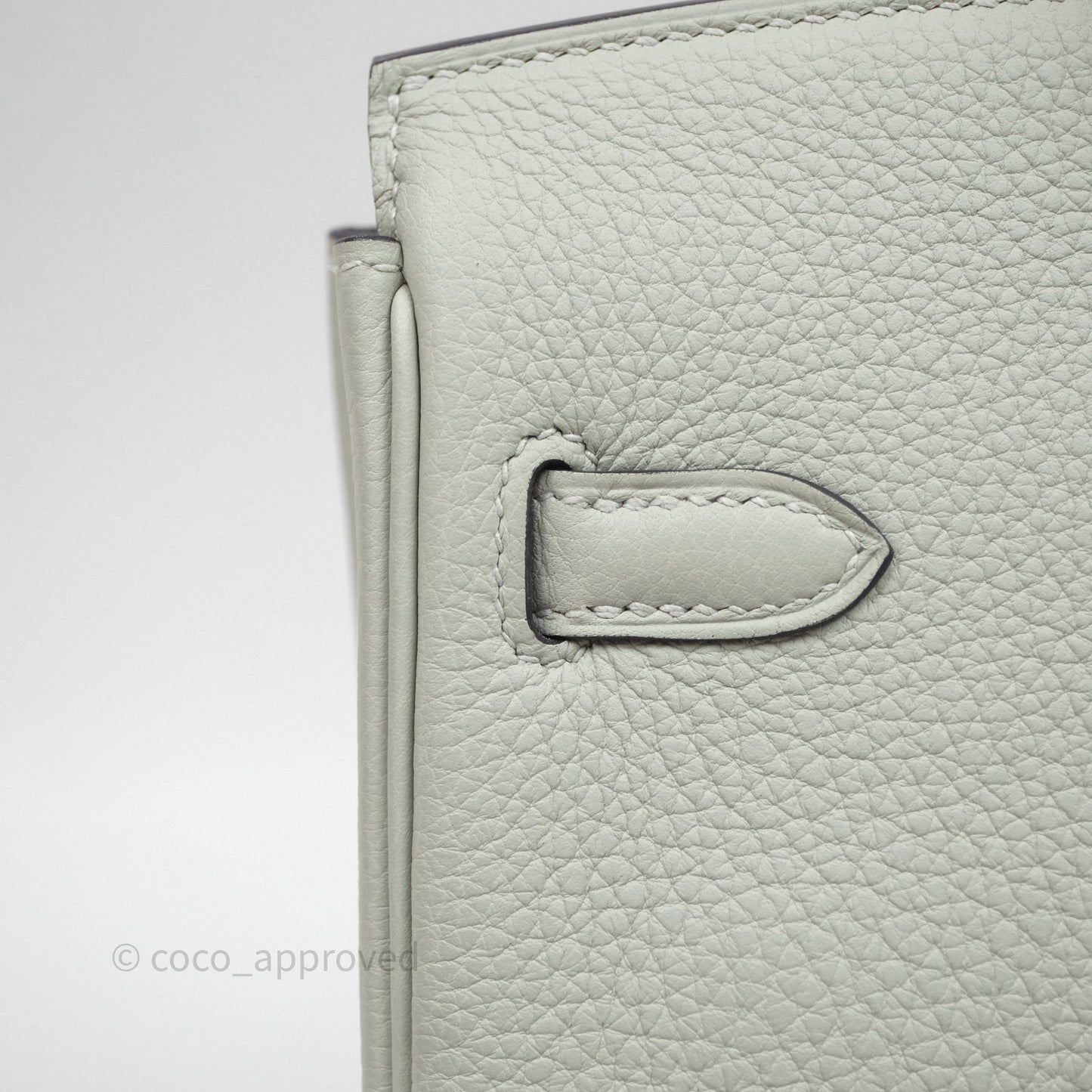 Hermes Birkin 25 Gris Neve 0W Togo Gold Hardware