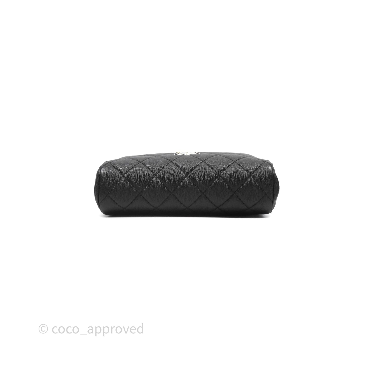 Chanel Camera Bag With Detachable Pouch Black Caviar Gold Hardware
