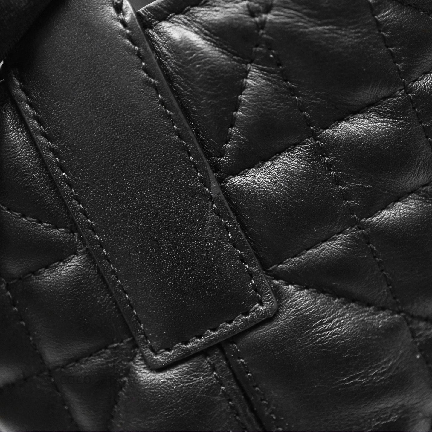 Christian Dior Medium Dior Toujours Bag Black Macrocannage Calfskin