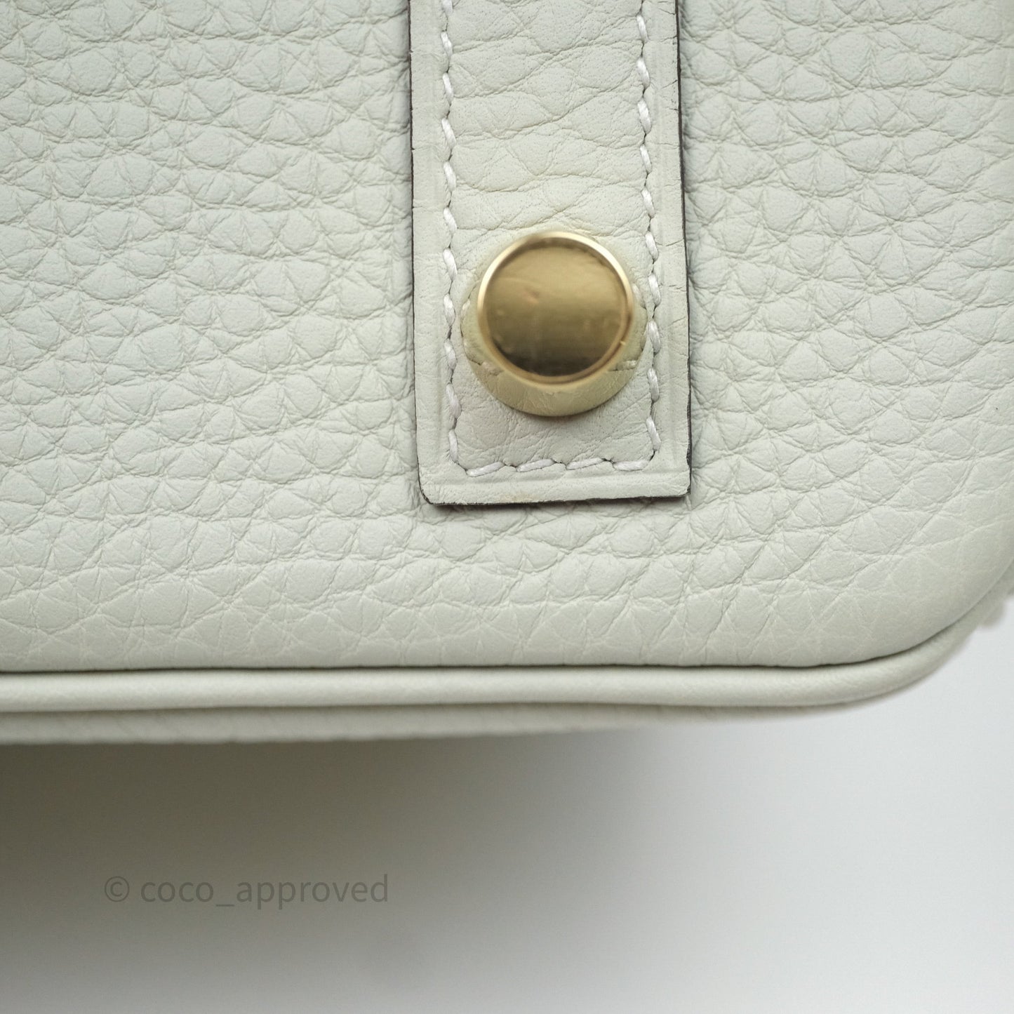 Hermes Birkin 25 Gris Neve 0W Togo Gold Hardware