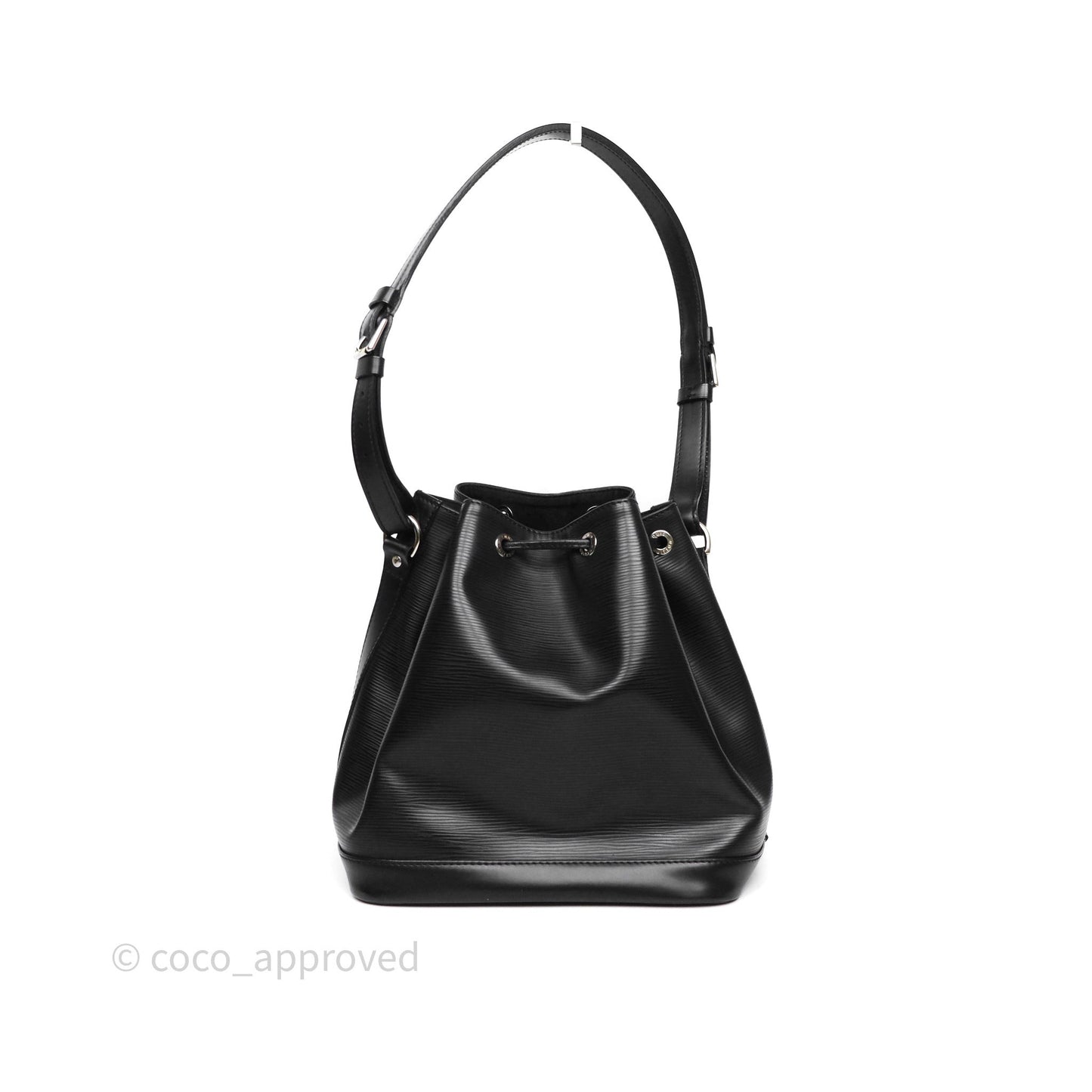 Louis Vuitton Petit Noe Shoulder Bag in Black Epi