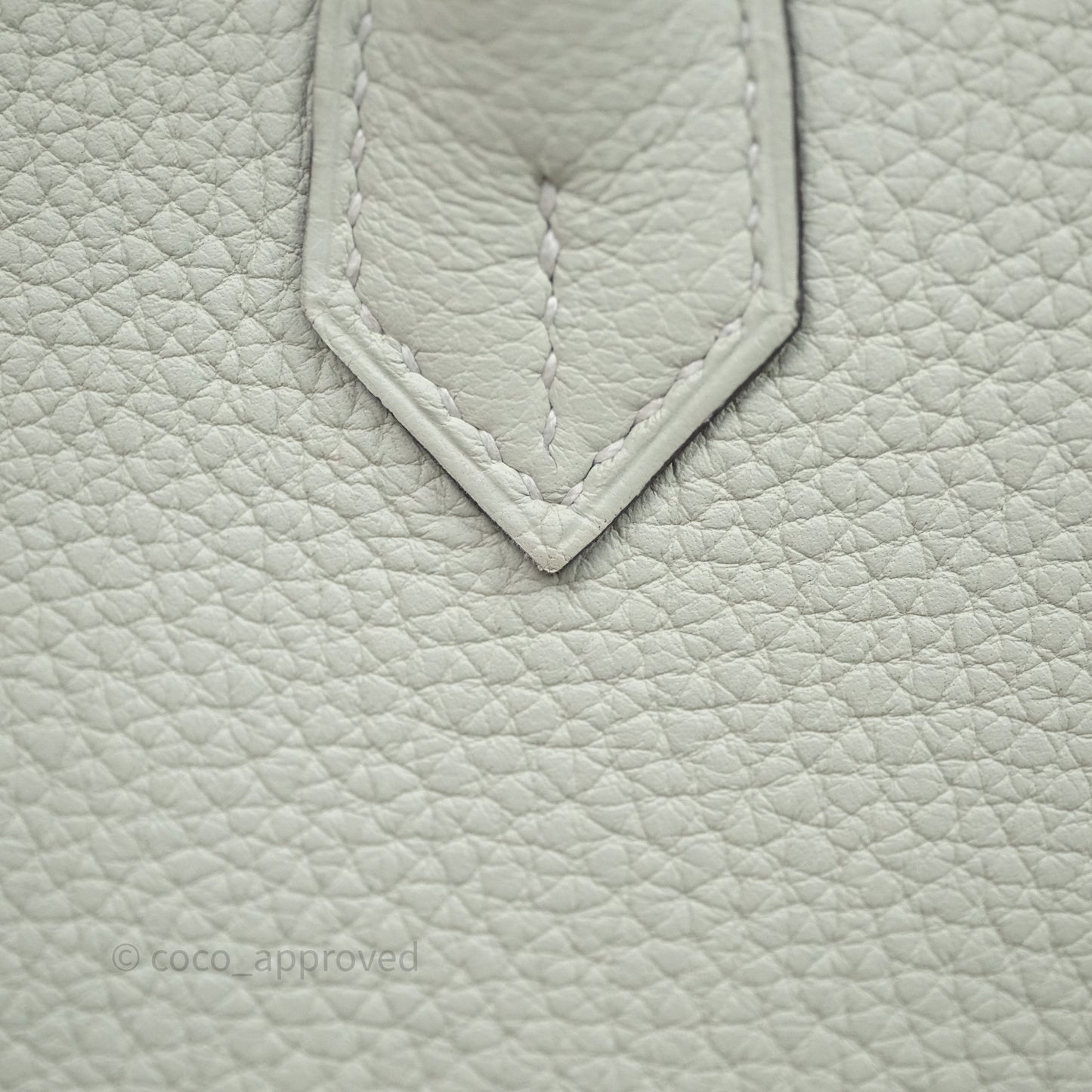 Hermes Birkin 25 Gris Neve 0W Togo Gold Hardware