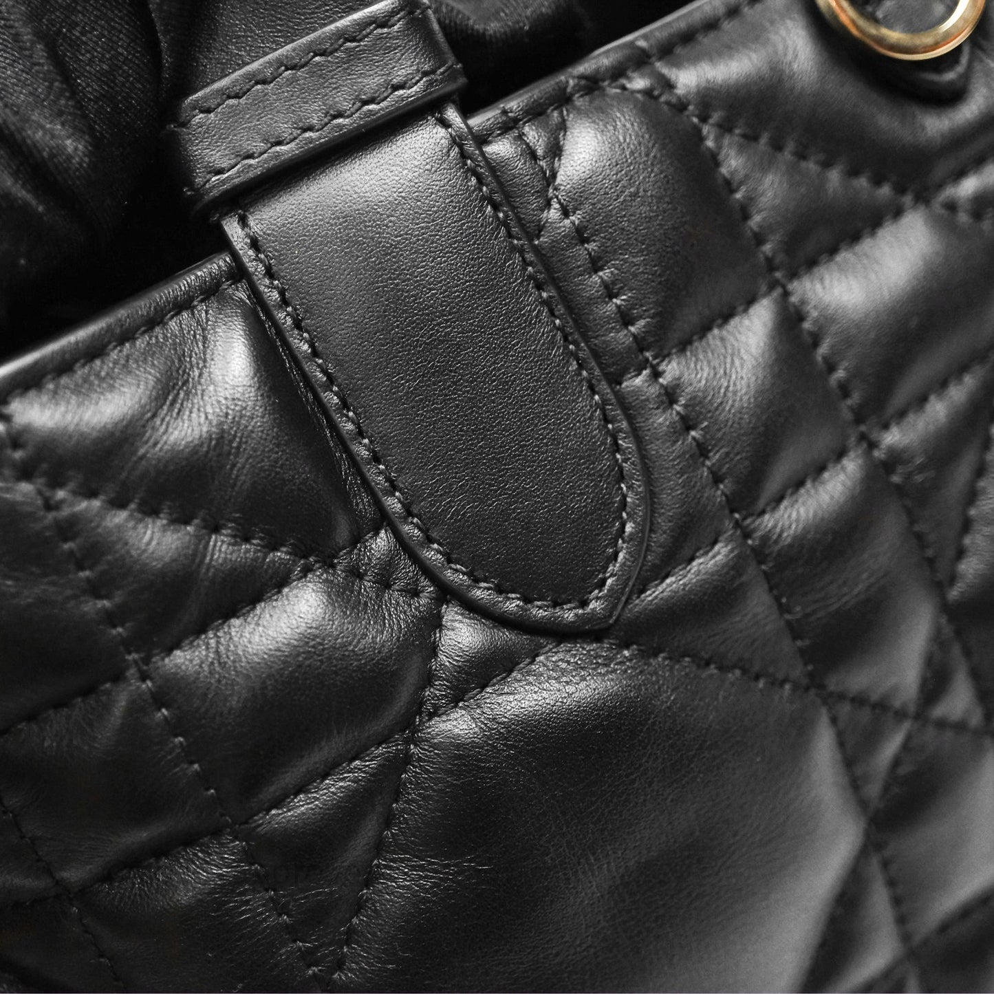 Christian Dior Medium Dior Toujours Bag Black Macrocannage Calfskin