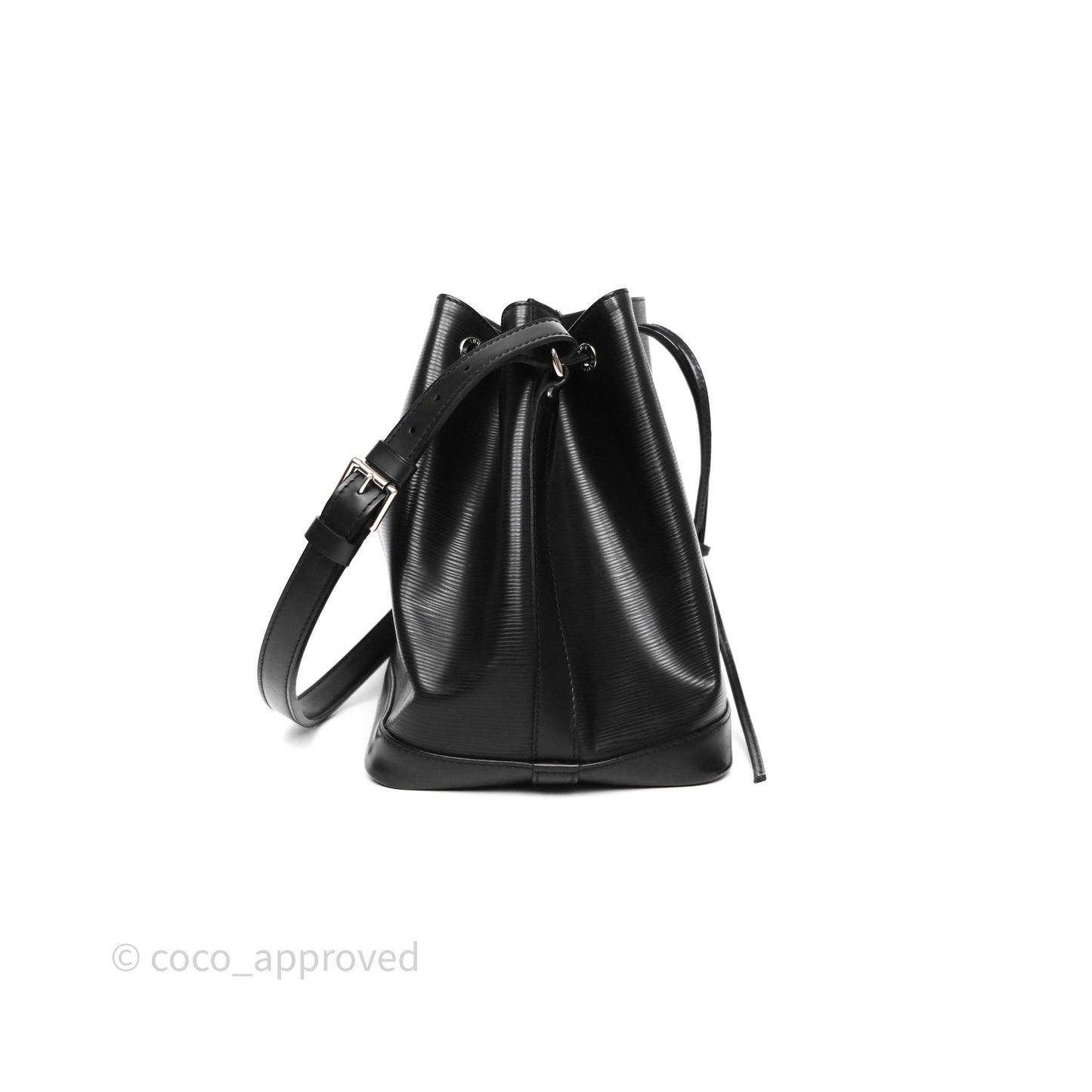 Louis Vuitton Petit Noe Shoulder Bag in Black Epi