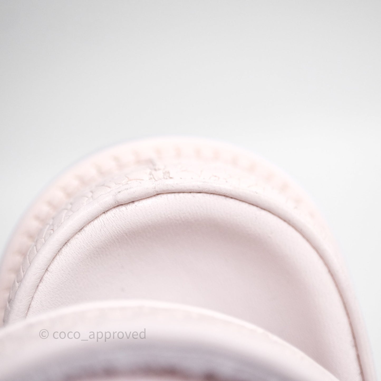 Chanel Dad Sandals Medallion Light Pink Size 39