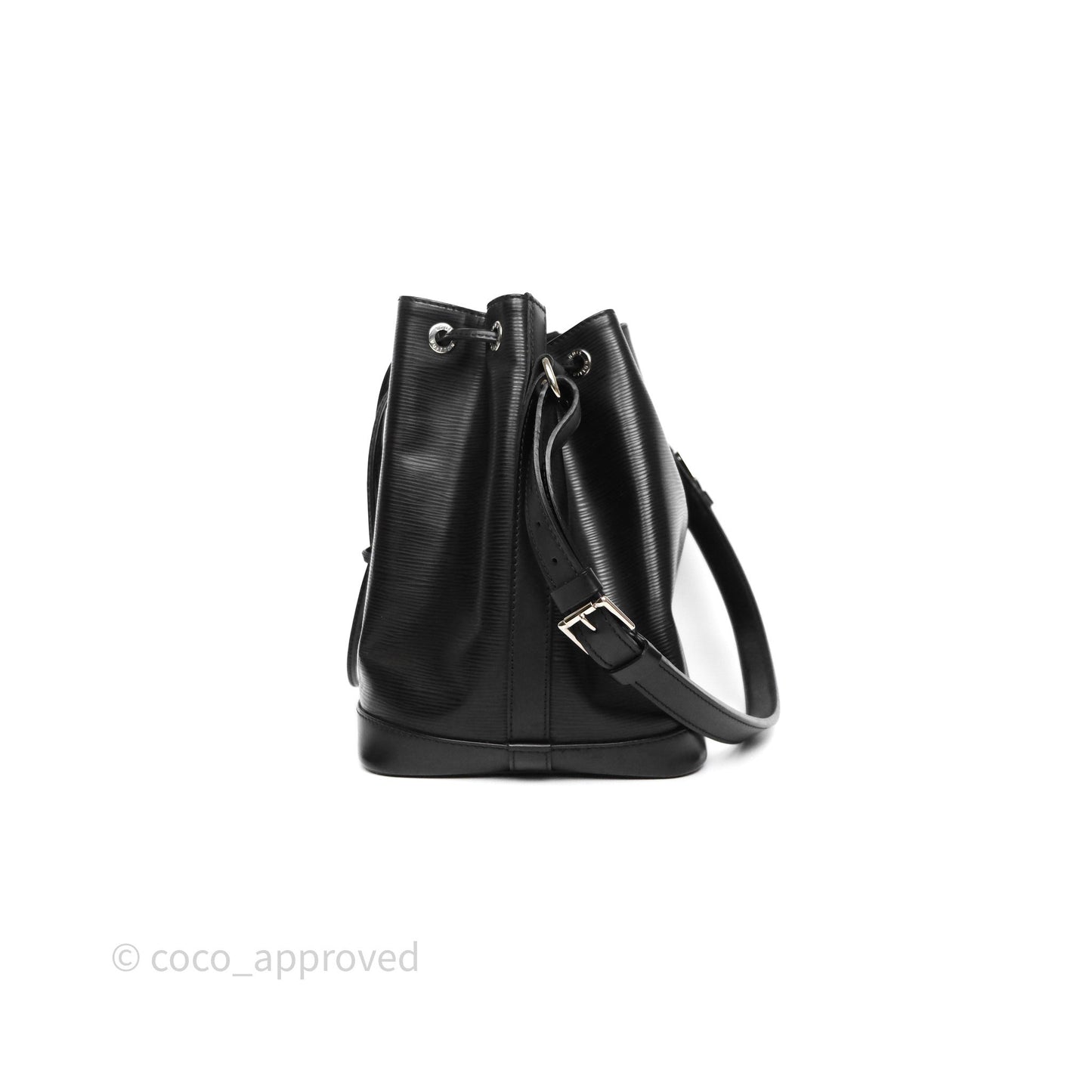 Louis Vuitton Petit Noe Shoulder Bag in Black Epi