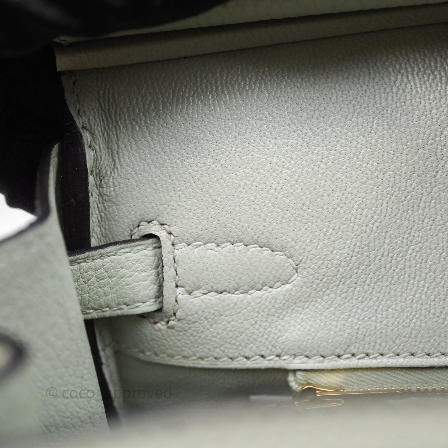 Hermes Birkin 25 Gris Neve 0W Togo Gold Hardware
