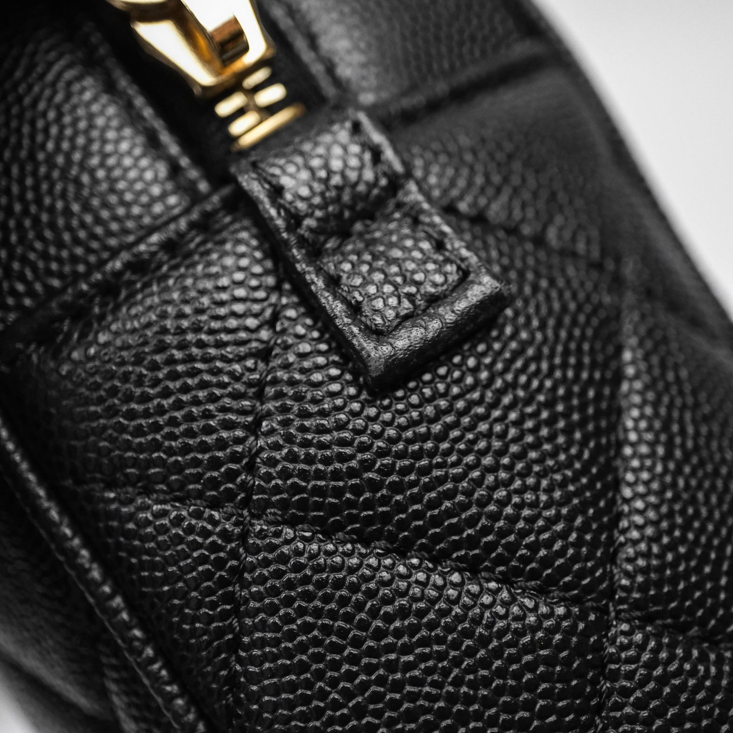 Chanel Camera Bag With Detachable Pouch Black Caviar Gold Hardware
