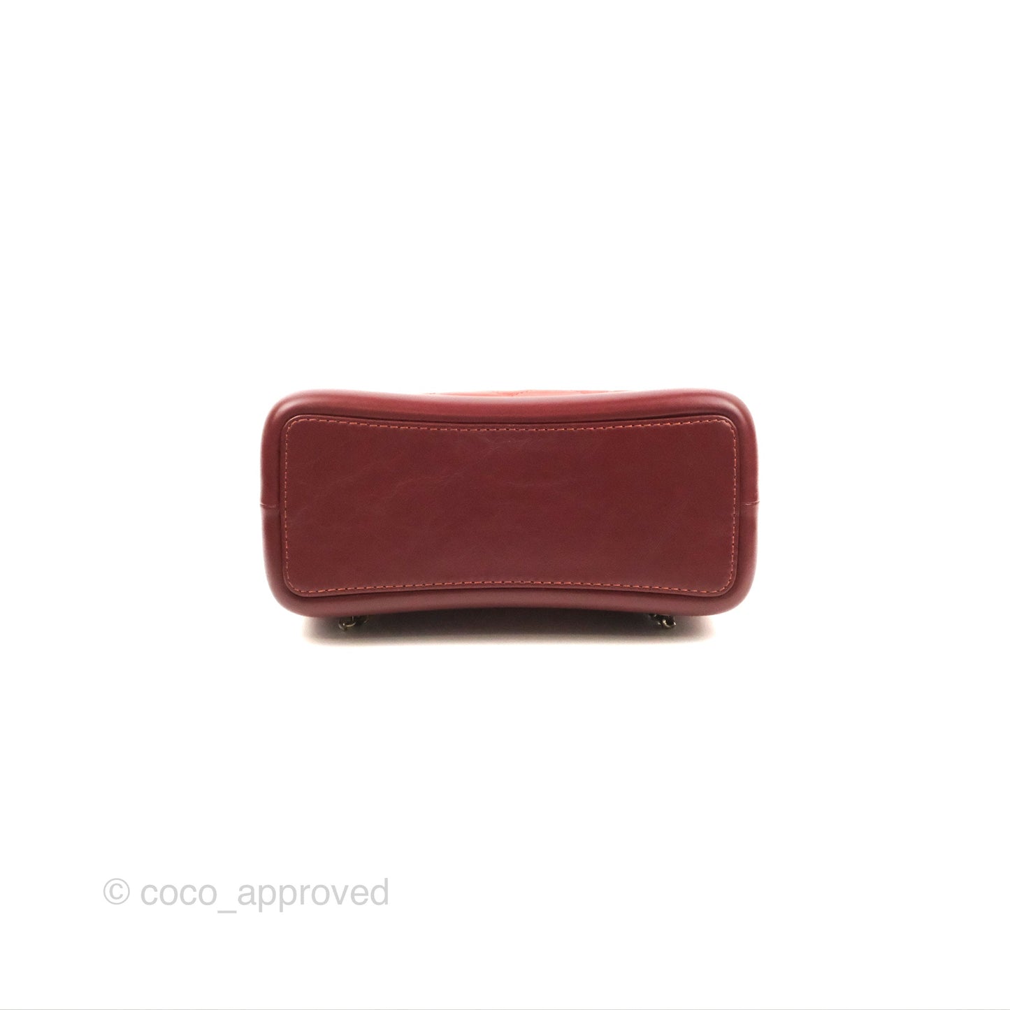 Chanel Small Gabrielle Backpack Red Aged Calfskin