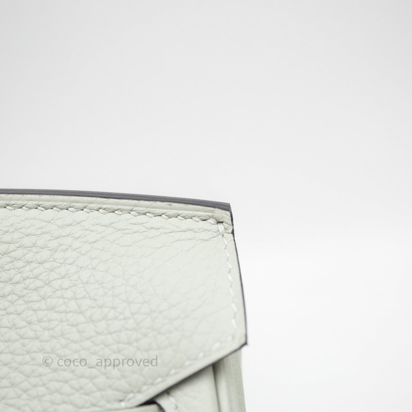 Hermes Birkin 25 Gris Neve 0W Togo Gold Hardware