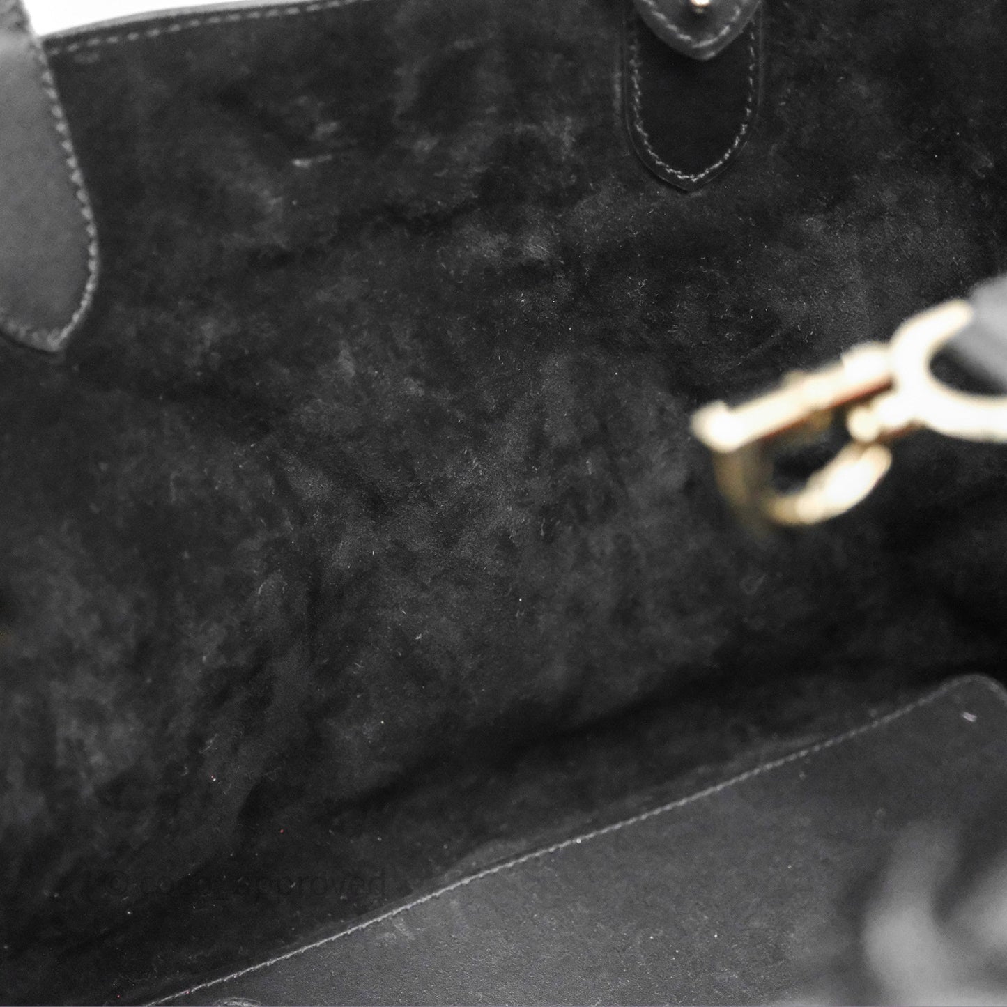 Christian Dior Medium Dior Toujours Bag Black Macrocannage Calfskin