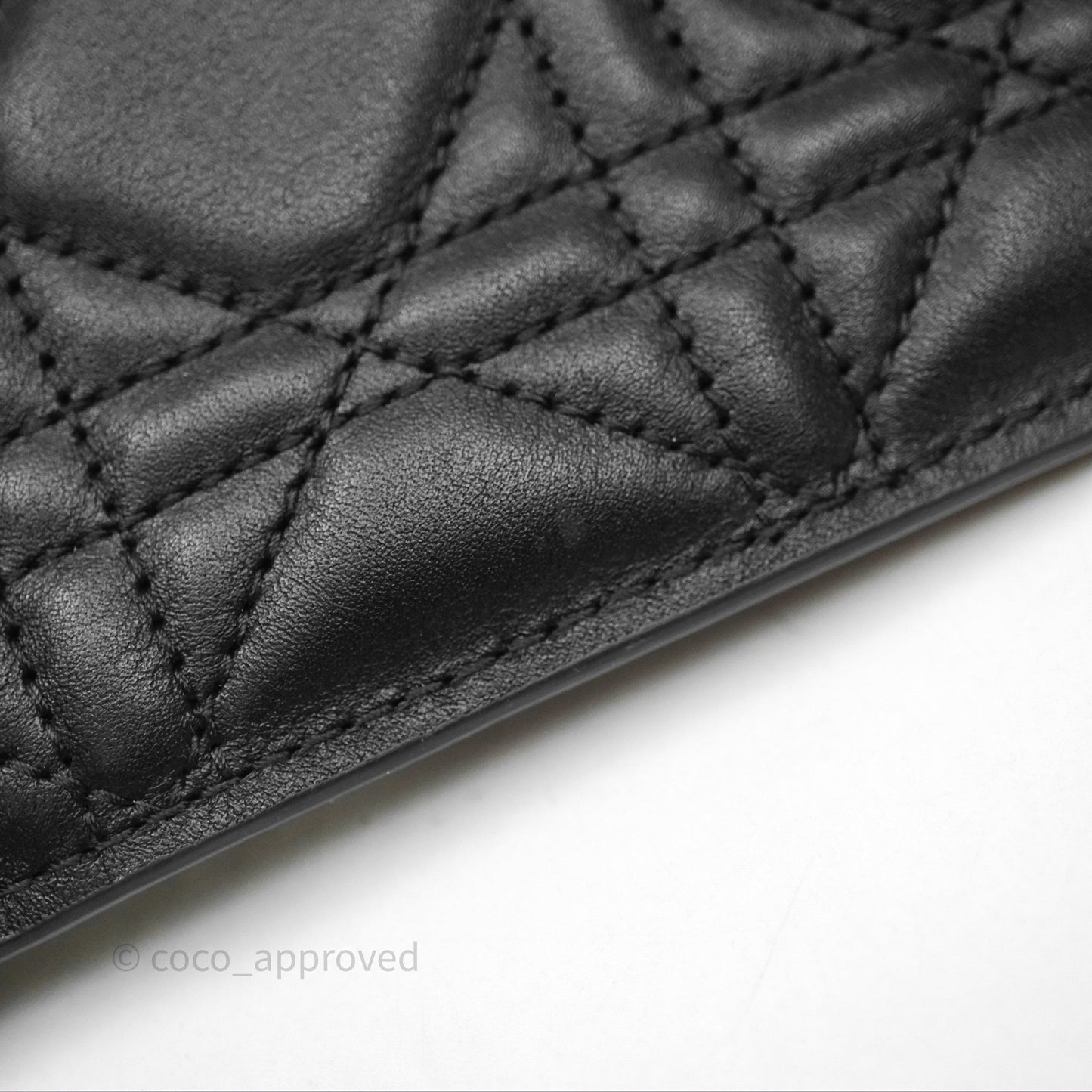 Christian Dior Medium Dior Toujours Bag Black Macrocannage Calfskin