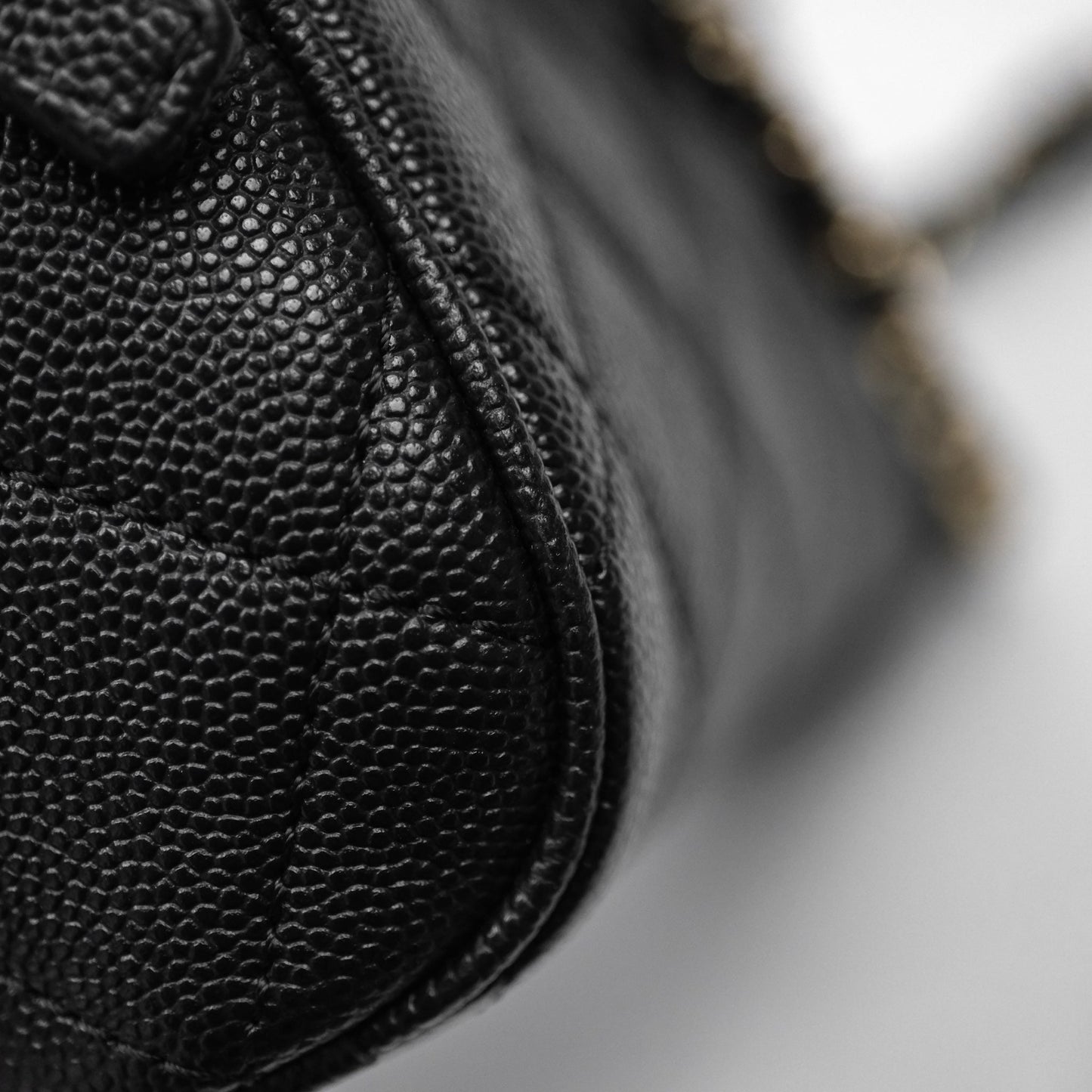 Chanel Camera Bag With Detachable Pouch Black Caviar Gold Hardware
