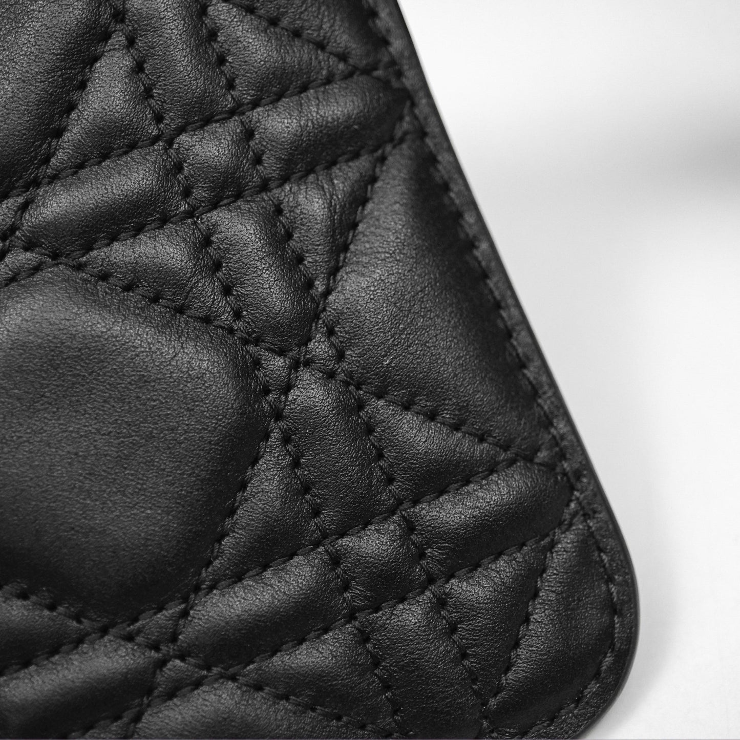 Christian Dior Medium Dior Toujours Bag Black Macrocannage Calfskin