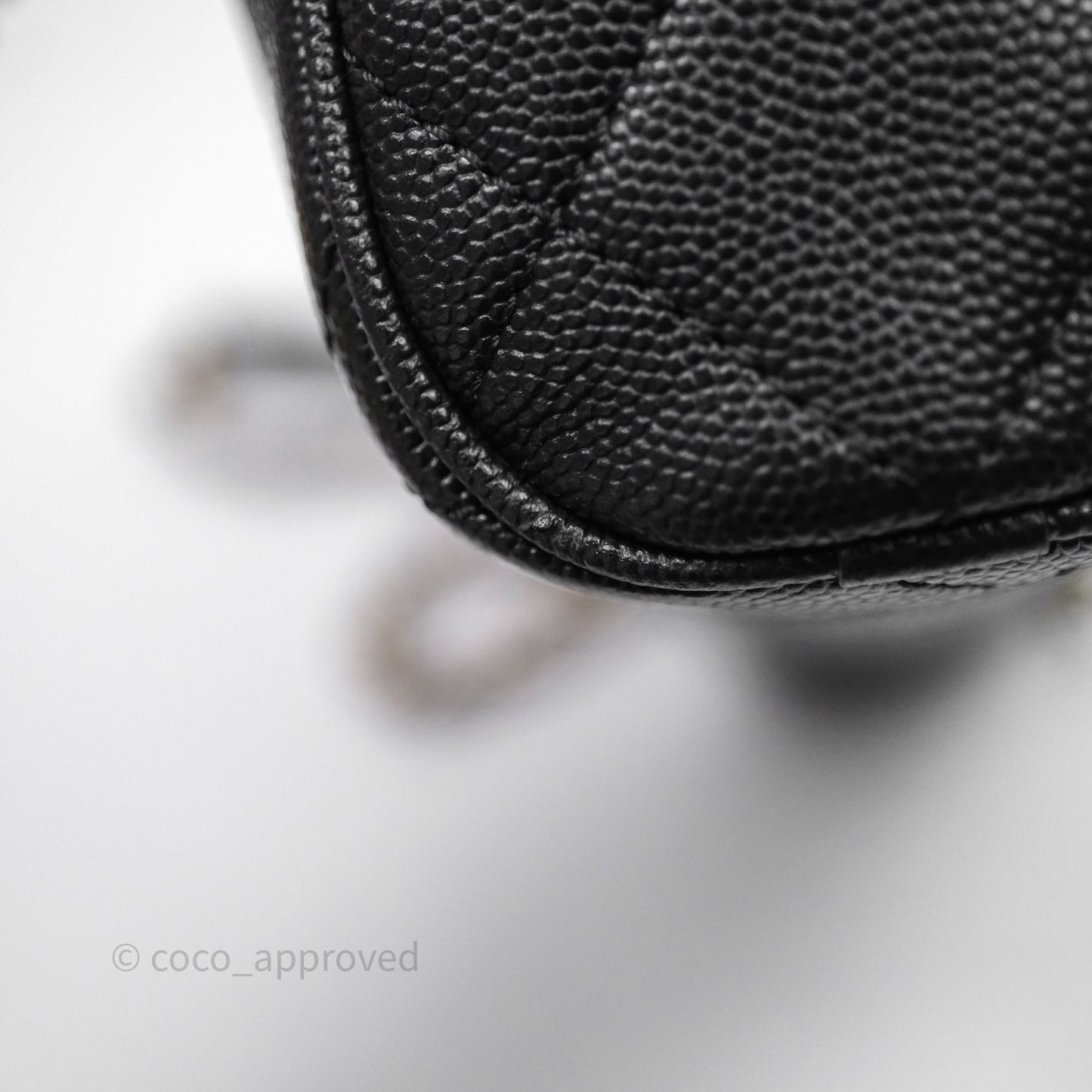 Chanel Camera Bag With Detachable Pouch Black Caviar Gold Hardware