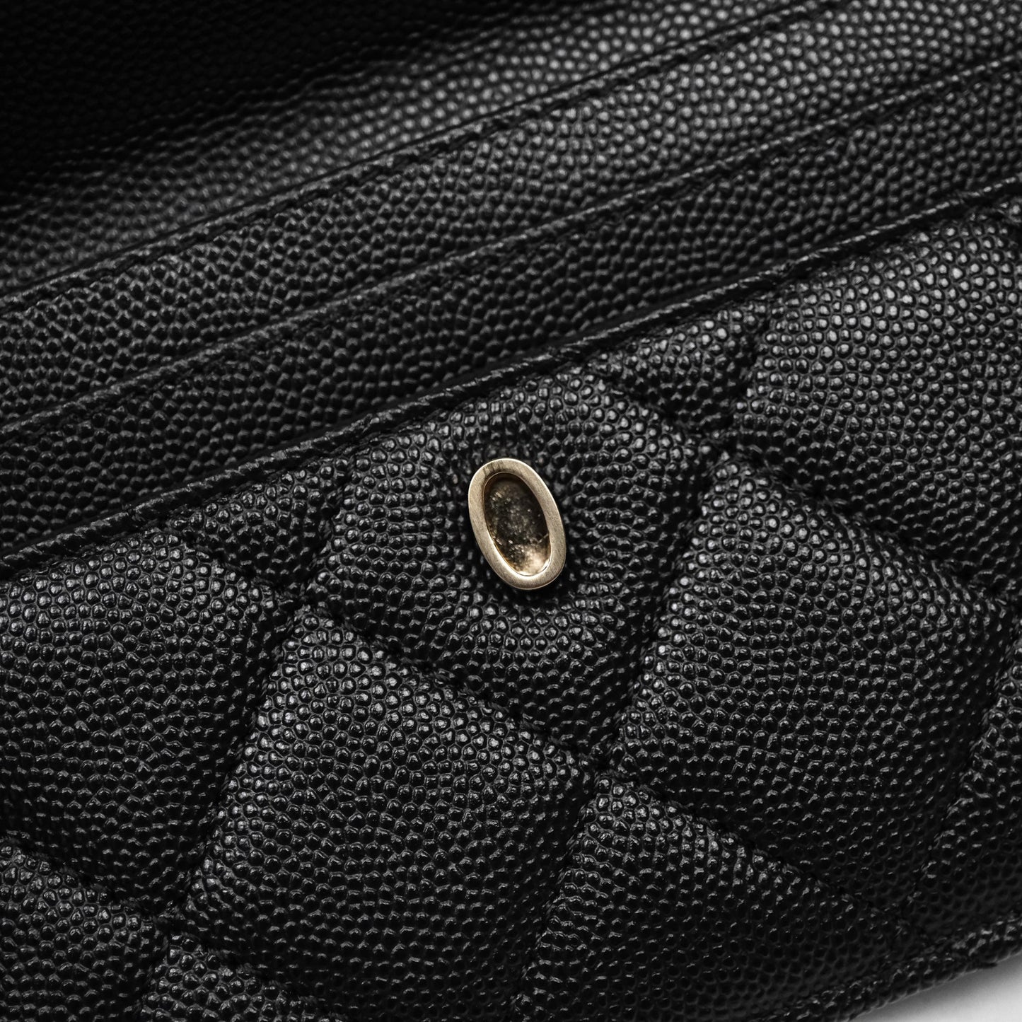 Chanel Camera Bag With Detachable Pouch Black Caviar Gold Hardware