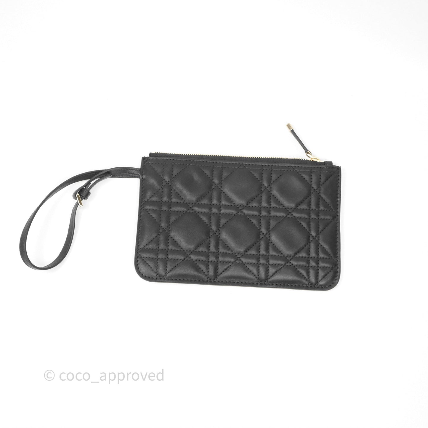 Christian Dior Medium Dior Toujours Bag Black Macrocannage Calfskin
