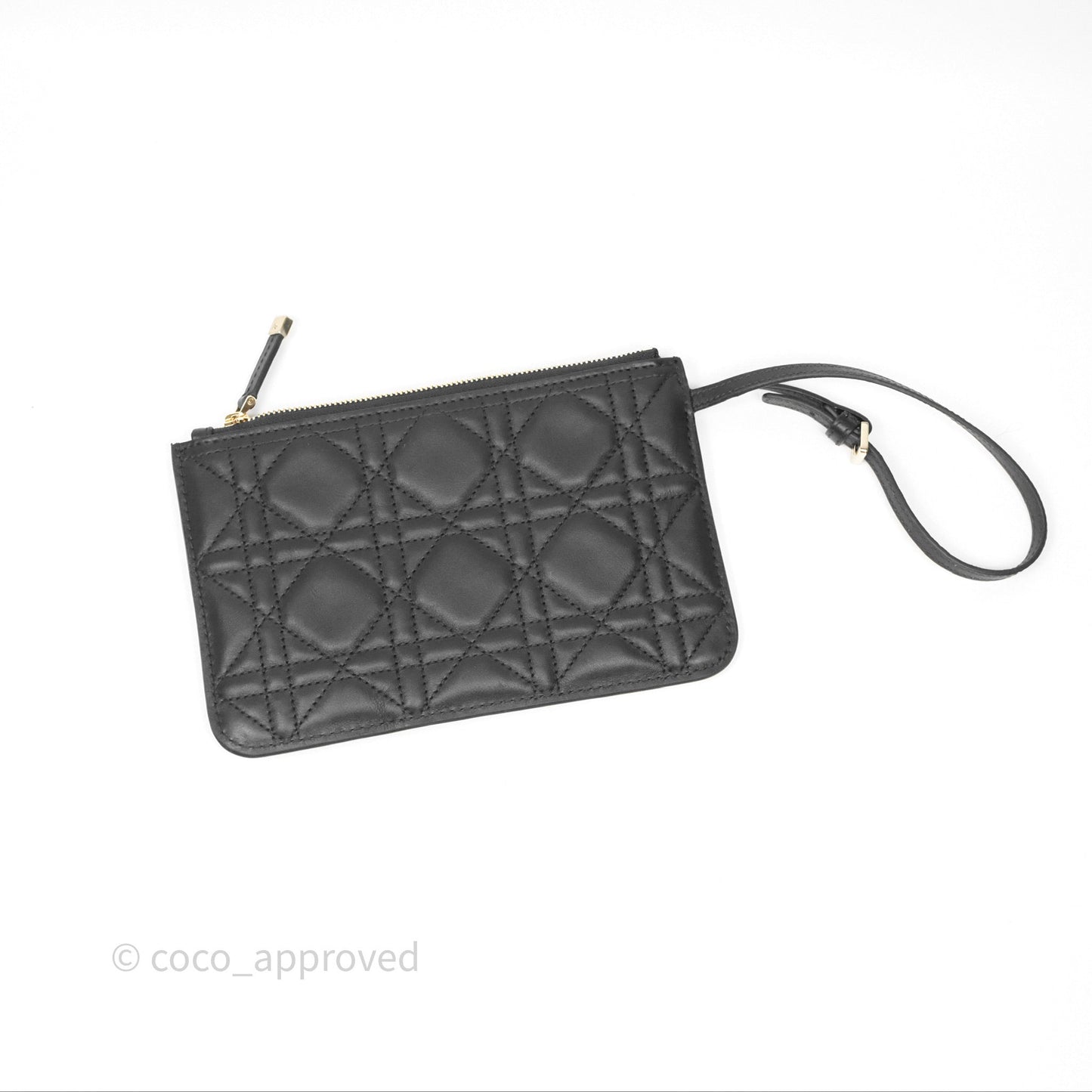 Christian Dior Medium Dior Toujours Bag Black Macrocannage Calfskin