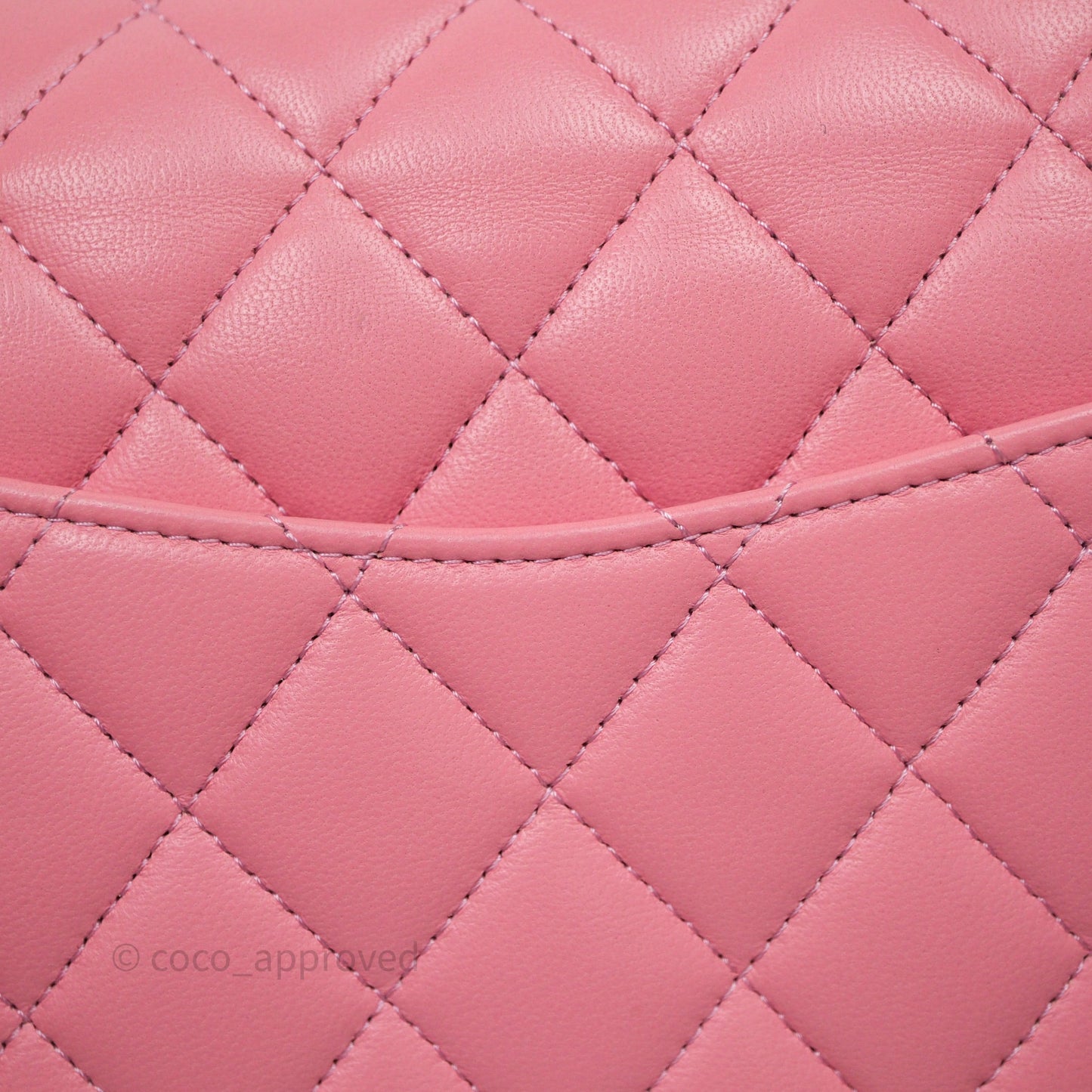 Chanel Small Classic Quilted Flap Pink Lambskin Aged Gold Hardware