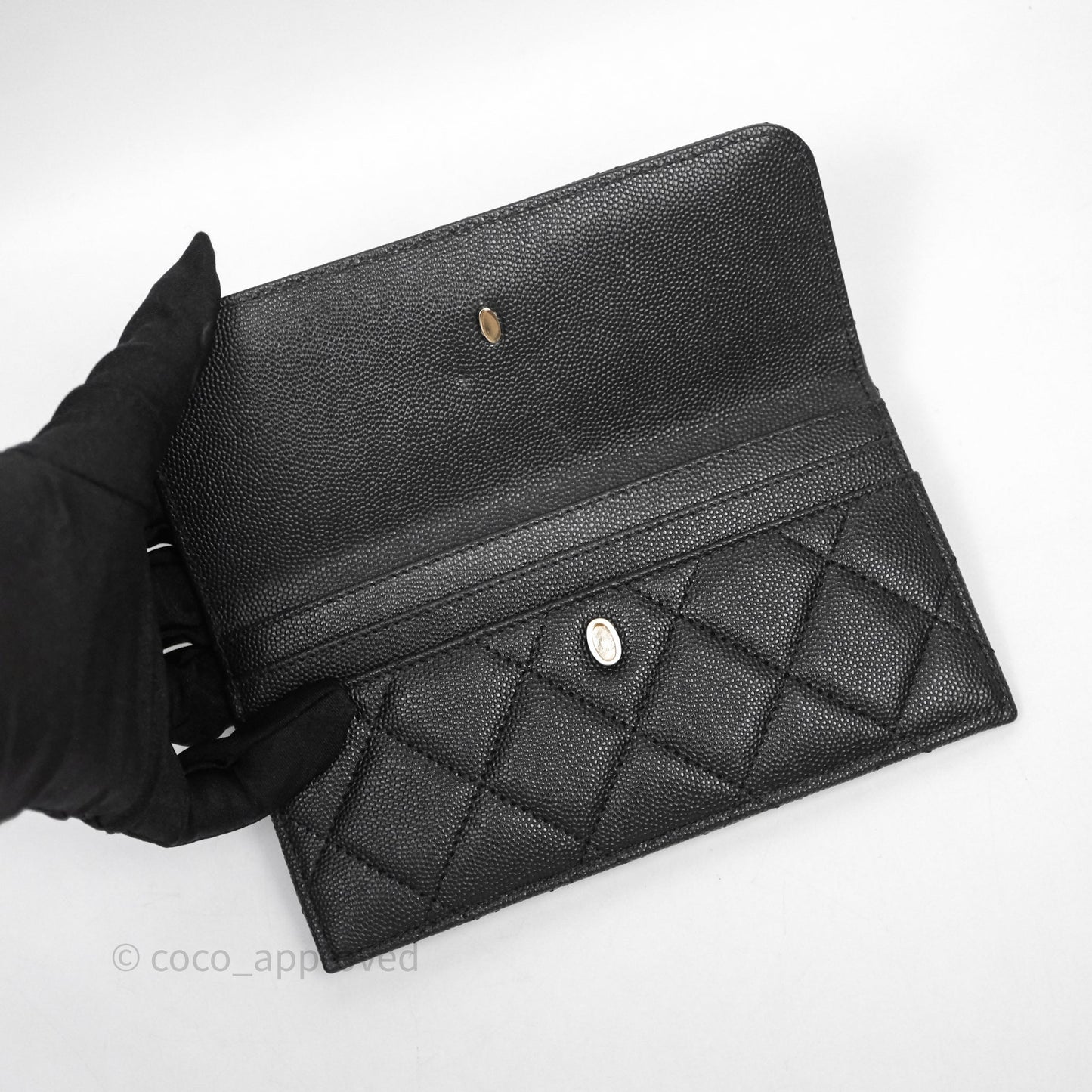 Chanel Camera Bag With Detachable Pouch Black Caviar Gold Hardware