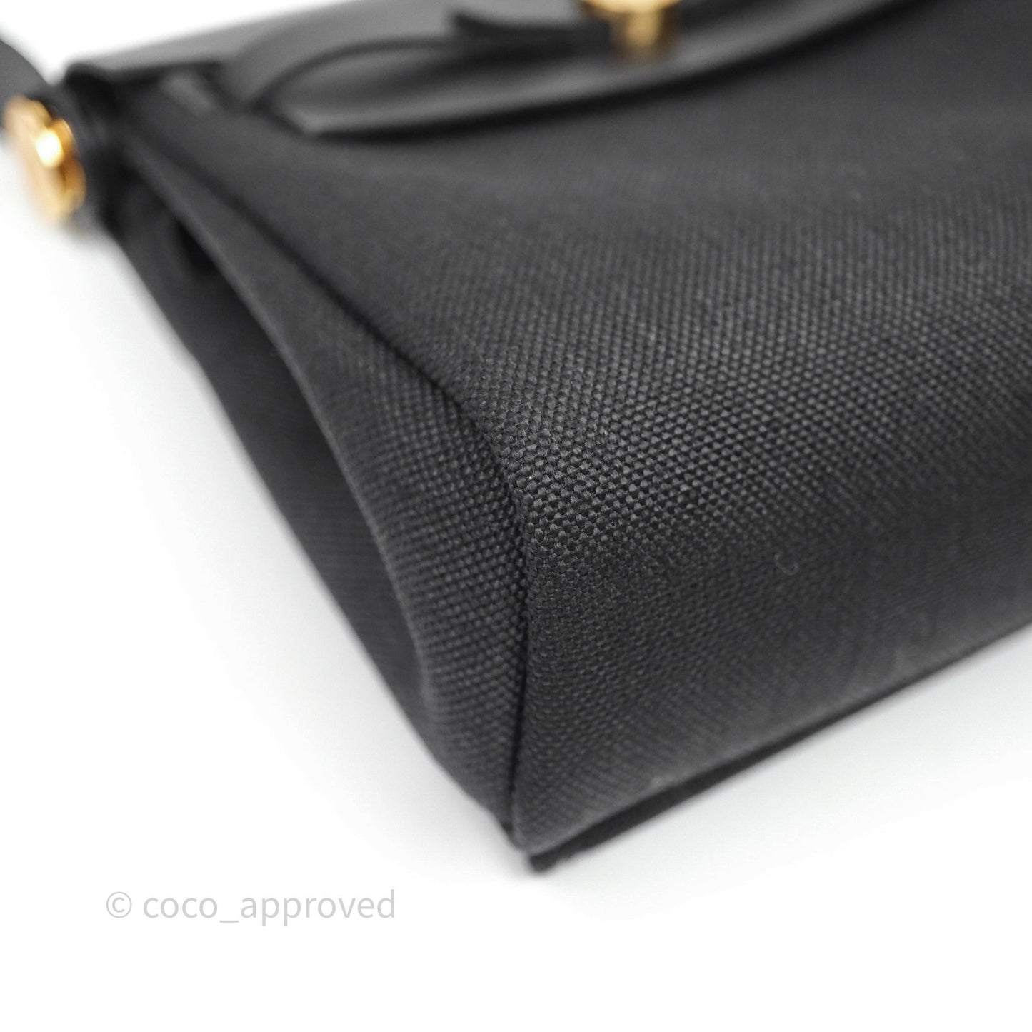 Hermès Herbag Zip 20 Mini Black Noir 89 Gold Hardware