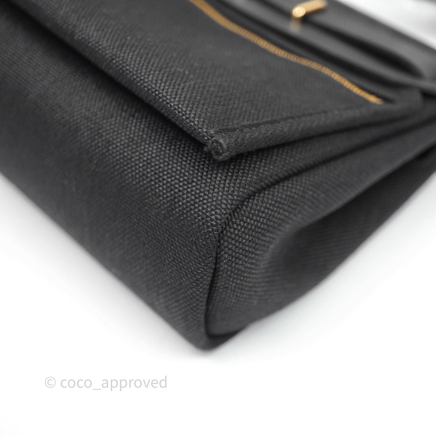 Hermès Herbag Zip 20 Mini Black Noir 89 Gold Hardware