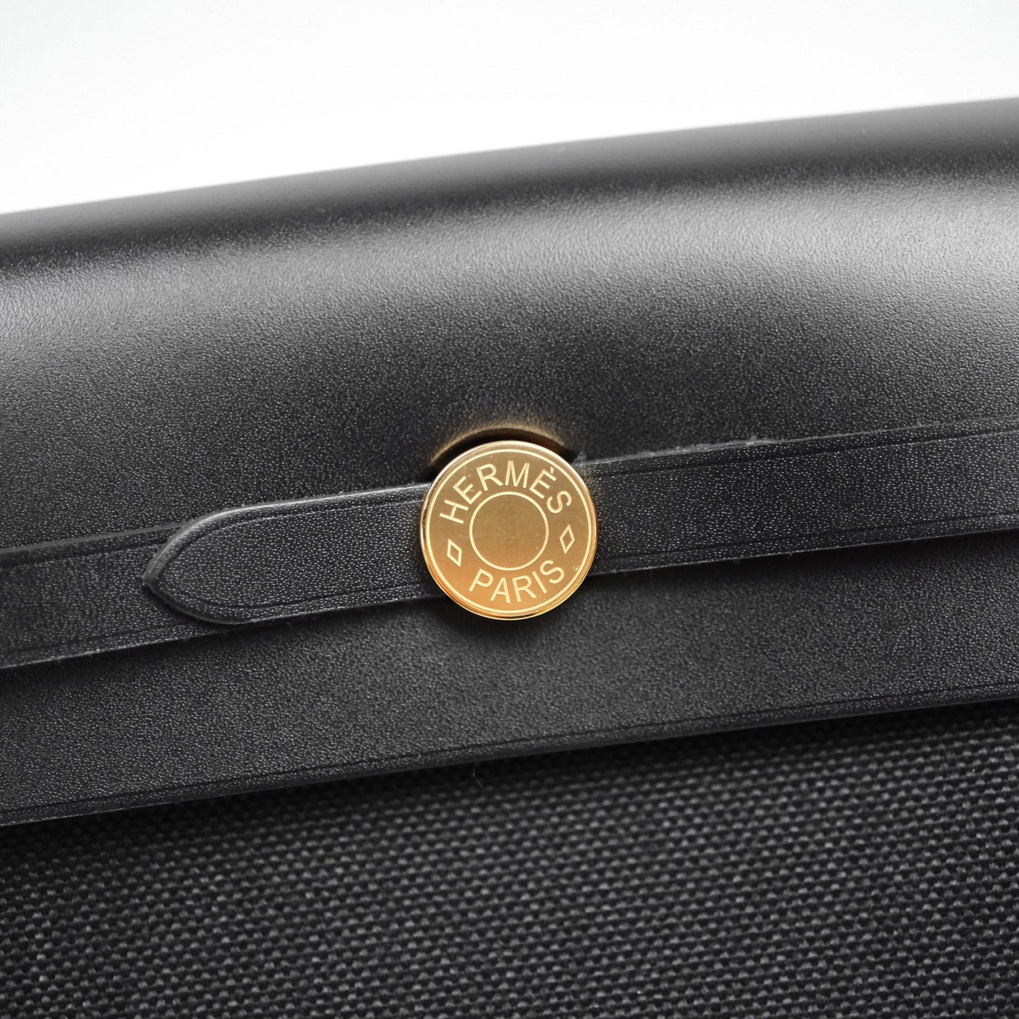 Hermès Herbag Zip 20 Mini Black Noir 89 Gold Hardware