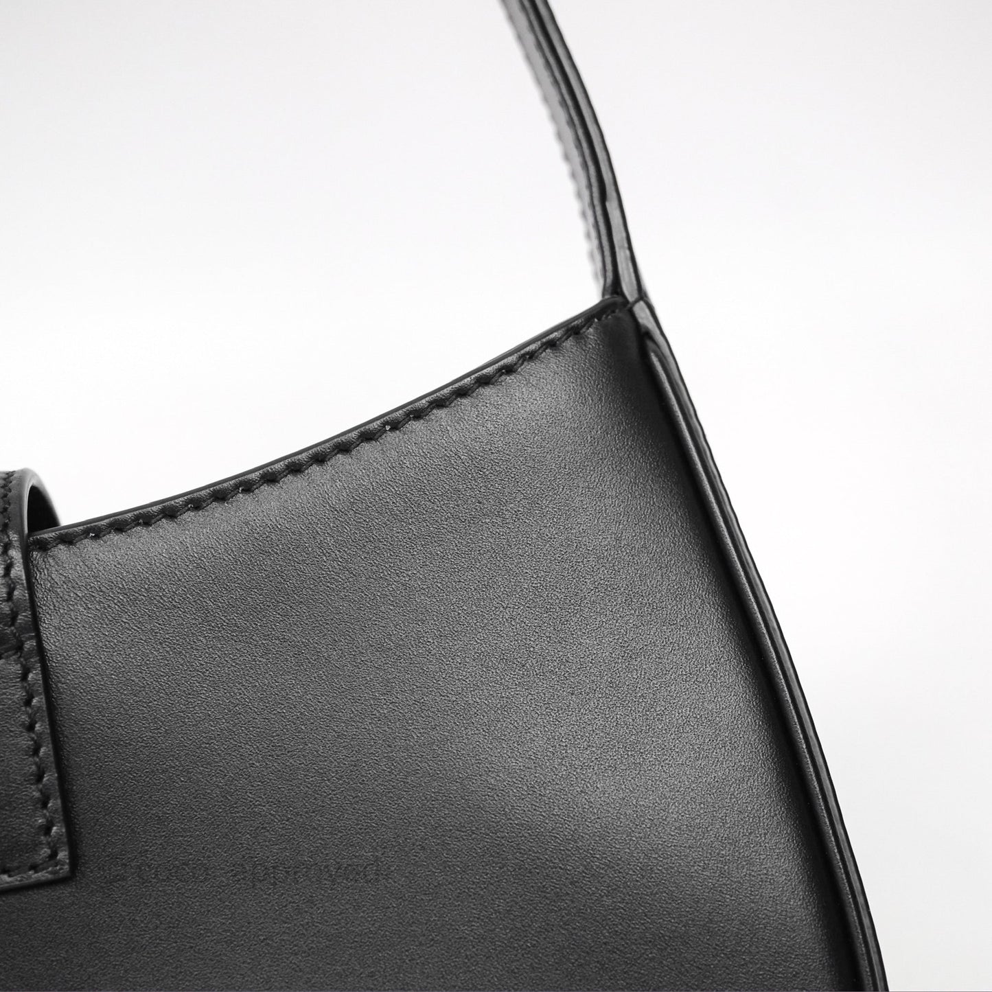 Saint Laurent ‘Le 5 a 7’ Mini Hobo Bag Black Smooth Calfskin