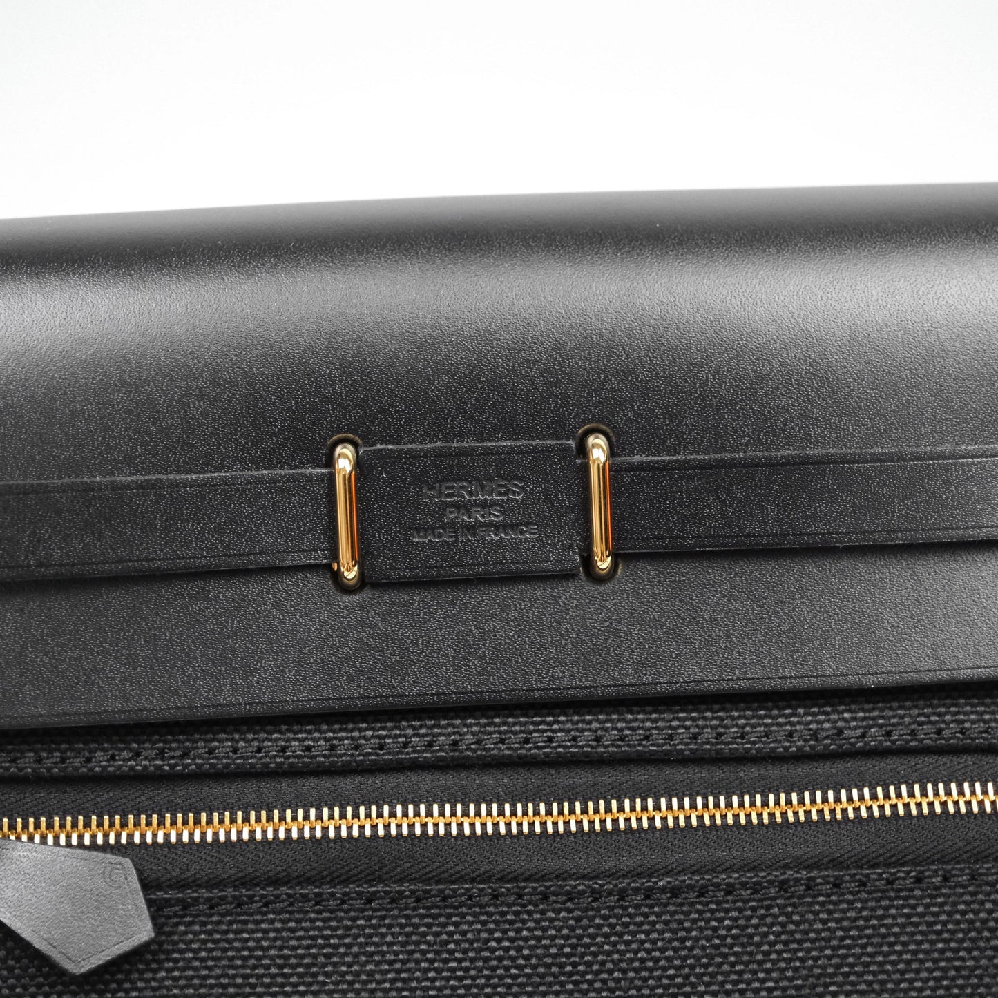 Hermès Herbag Zip 20 Mini Black Noir 89 Gold Hardware