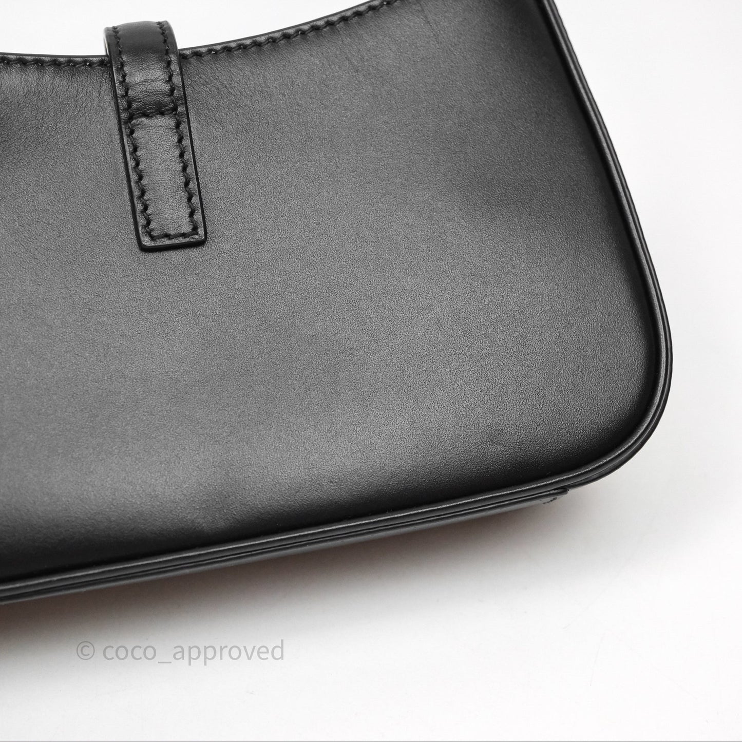 Saint Laurent ‘Le 5 a 7’ Mini Hobo Bag Black Smooth Calfskin